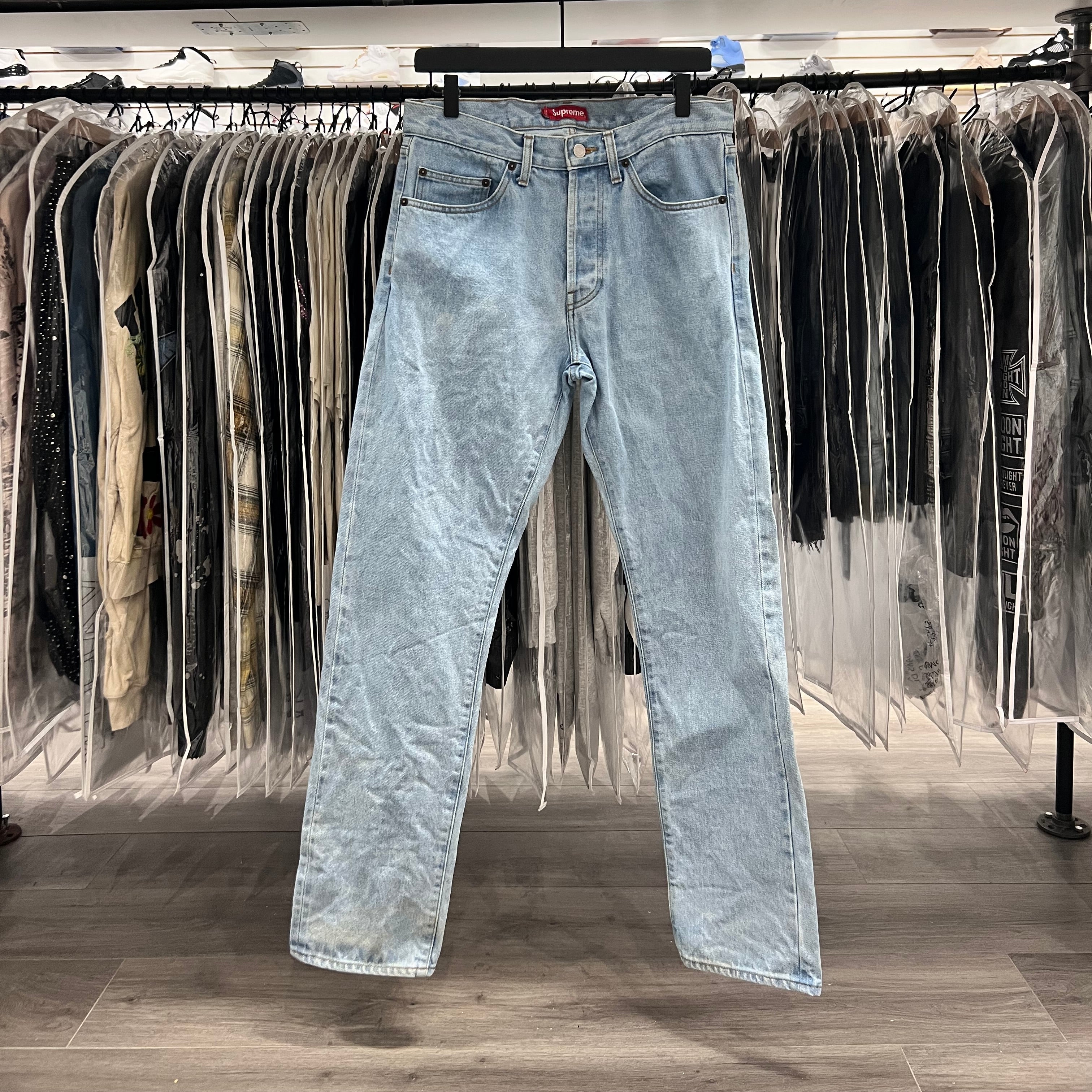 Supreme Jeans Light Blue (Lightly Worn)