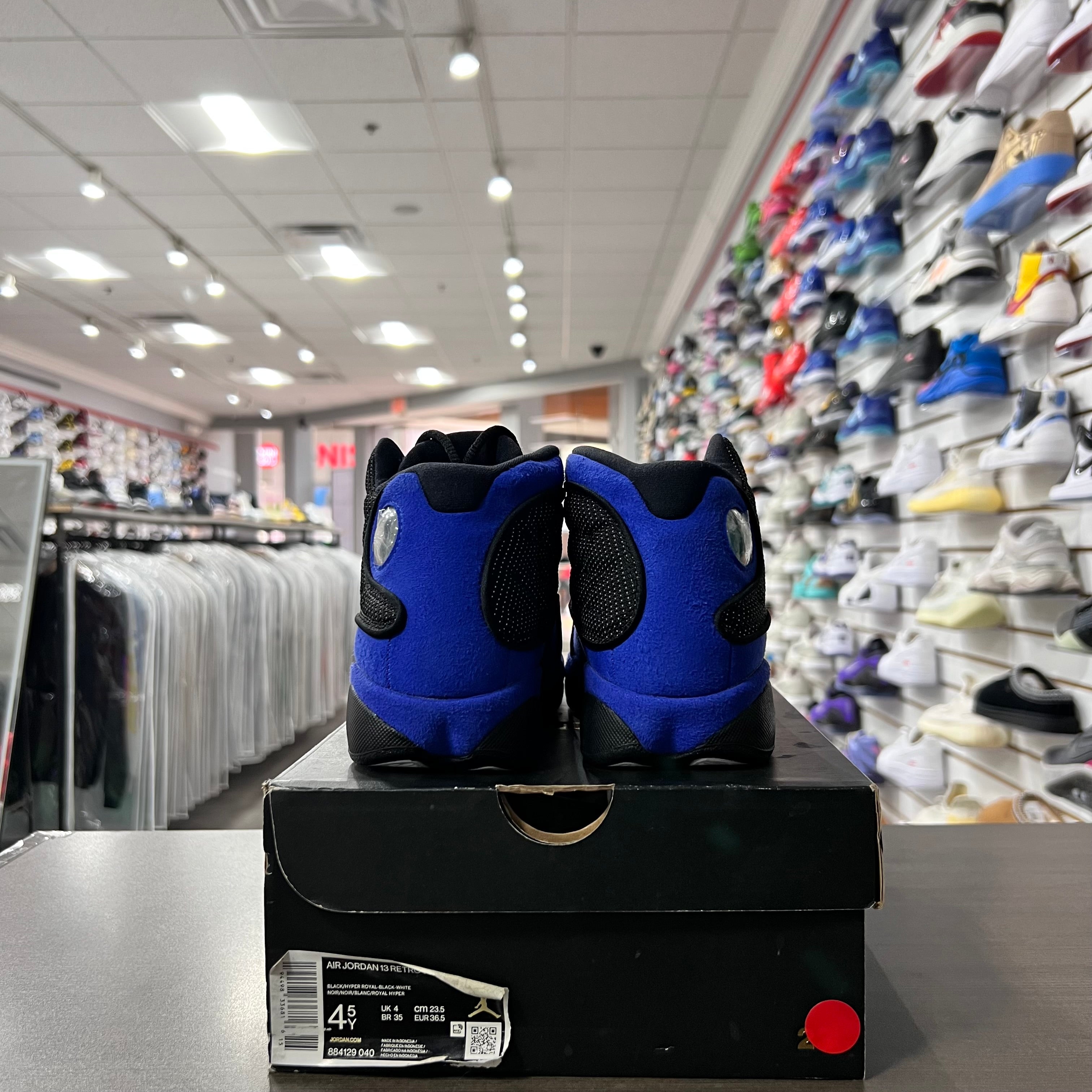 Jordan Retro 13 Gs Black Hyper Royal (Lightly Worn)