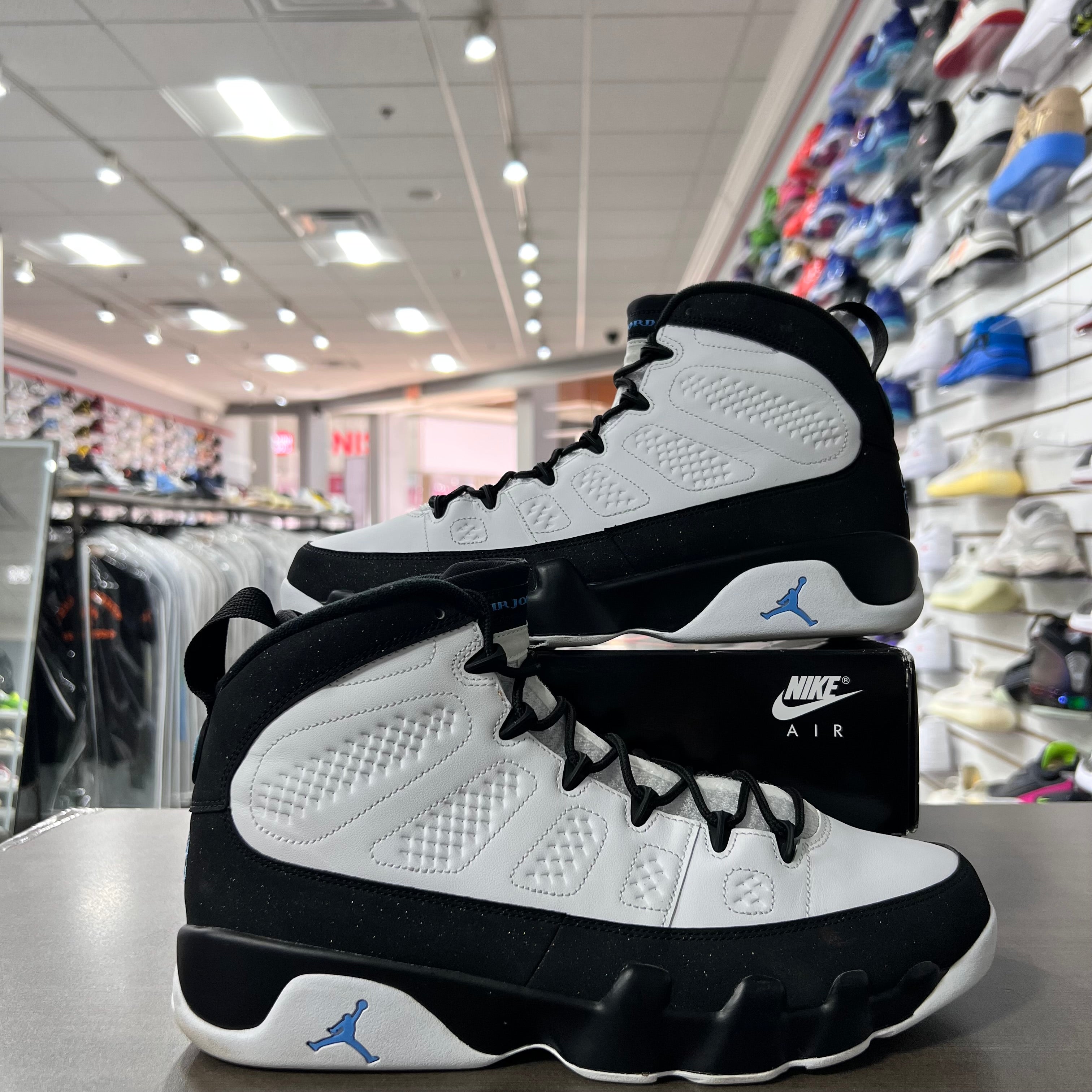 Jordan Retro 9 Mens University Blue (Lightly Worn)