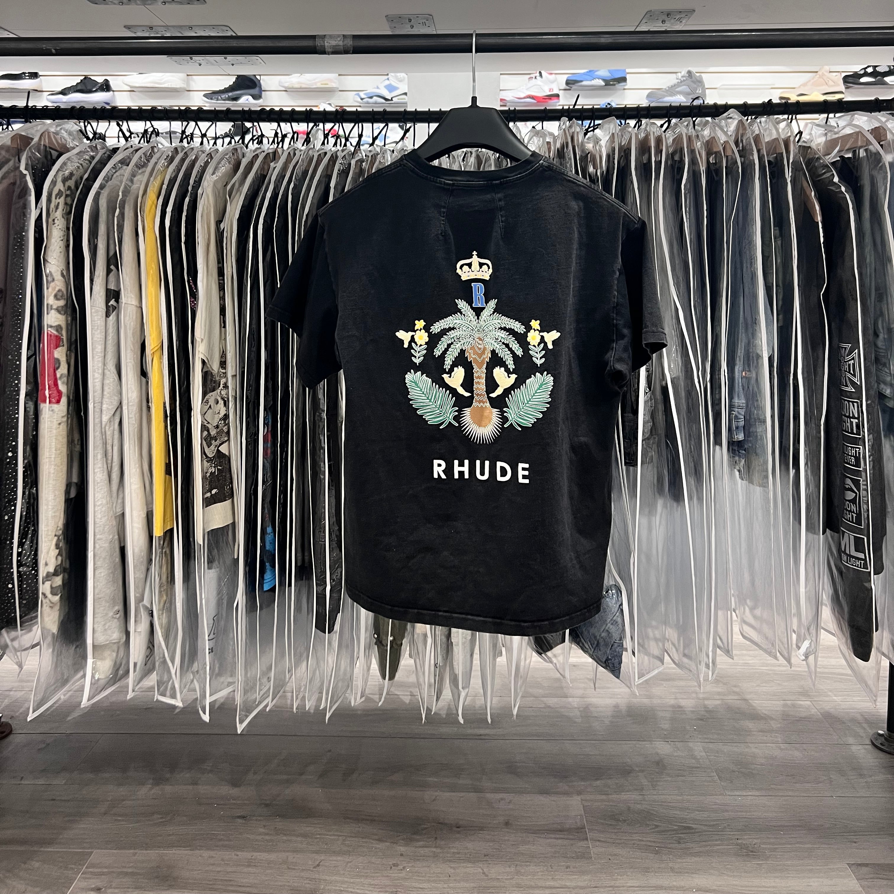 Rhude Tabaco Tee Black (Lightly Worn)