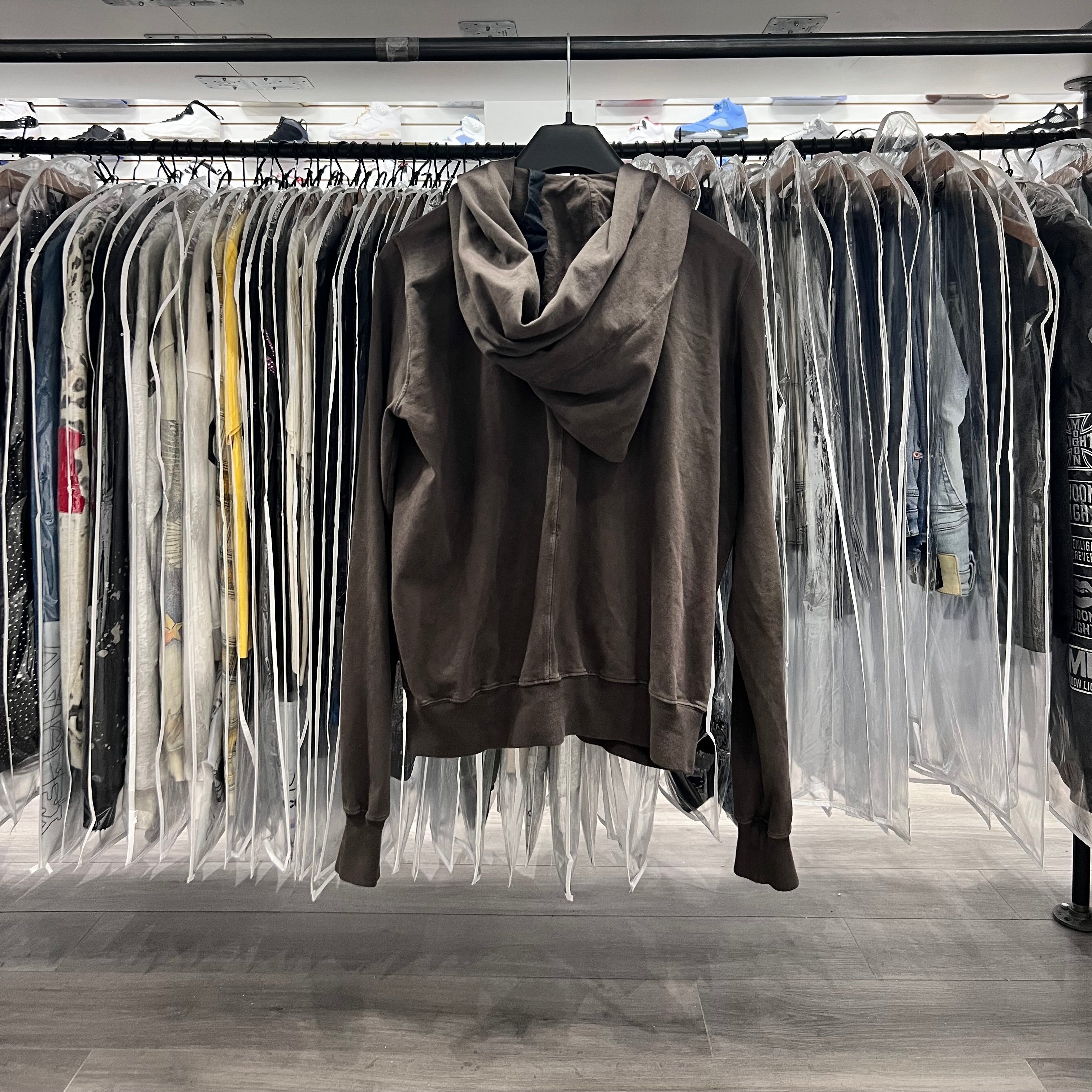 Rick Owens DRKSHDW Mountain Zip Up Hoodie Dust (Lightly Worn)