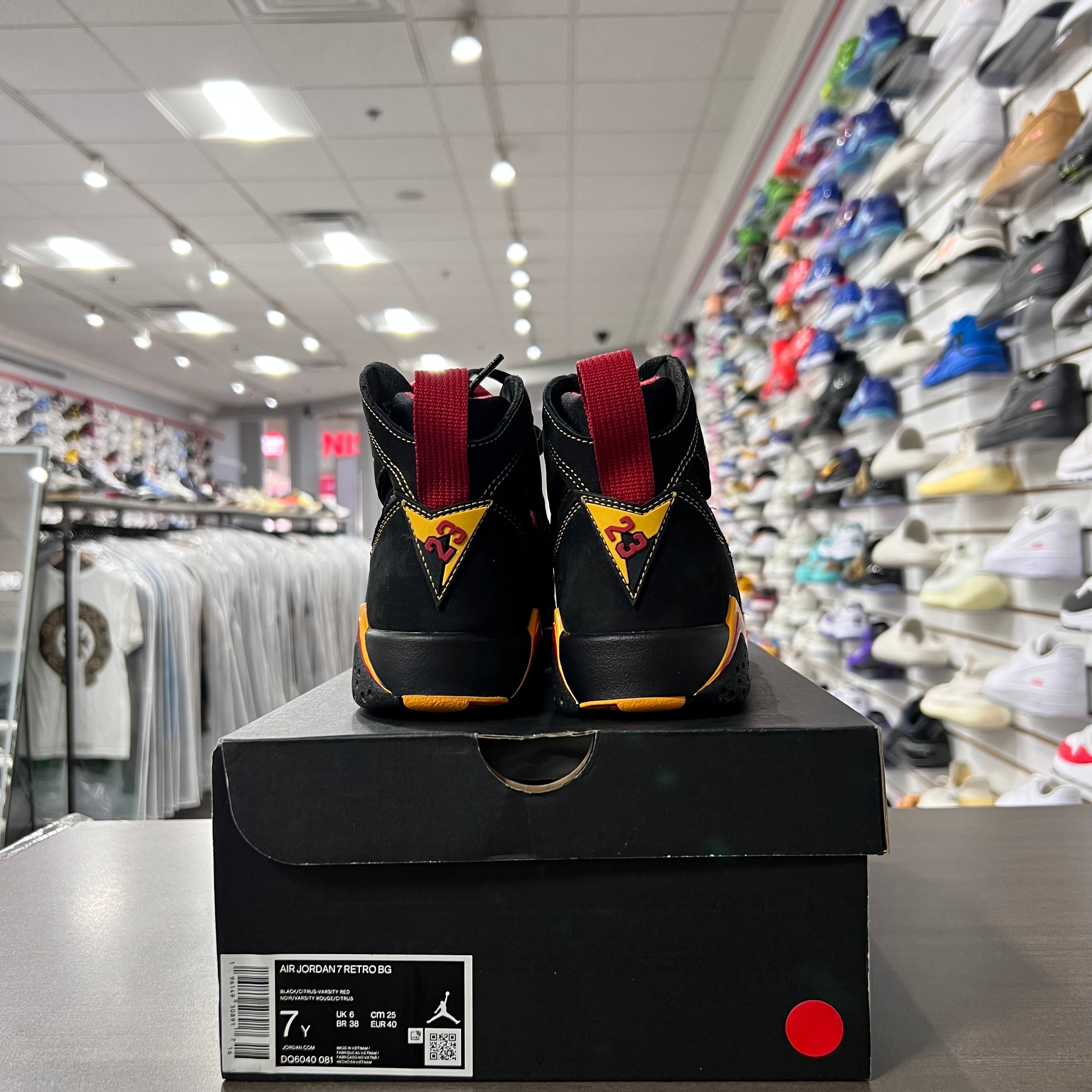 Jordan Retro 7 Gs Citrus (Lightly Worn)