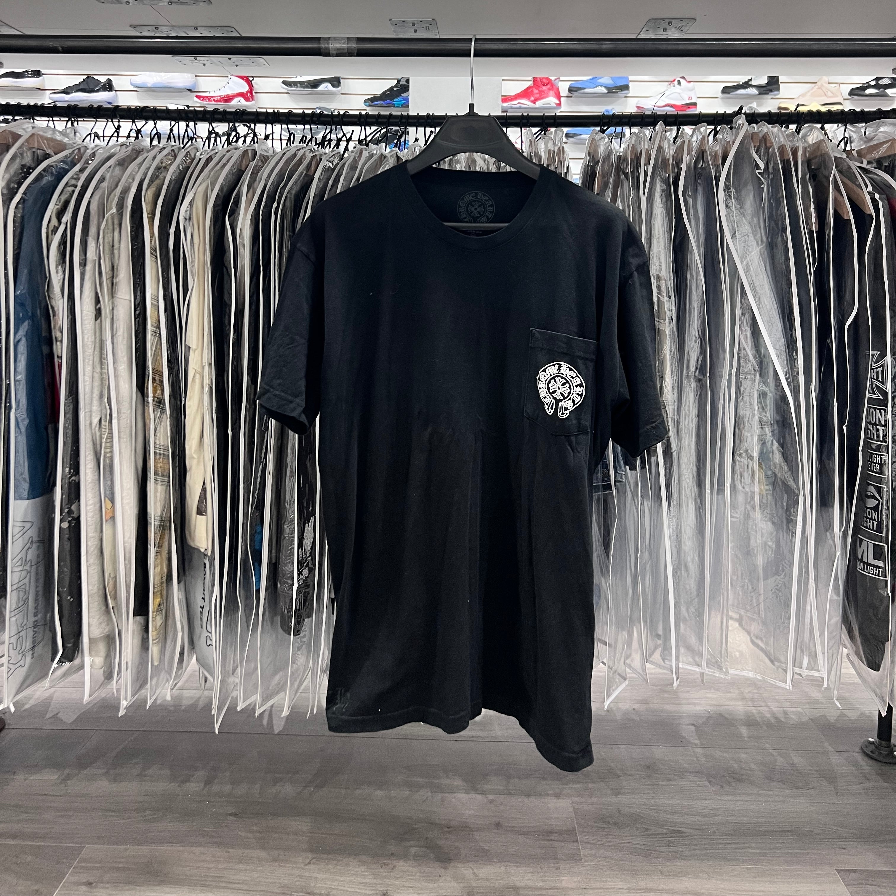 Chrome Hearts Horseshoe Logo Tee Black (Lightly Worn)