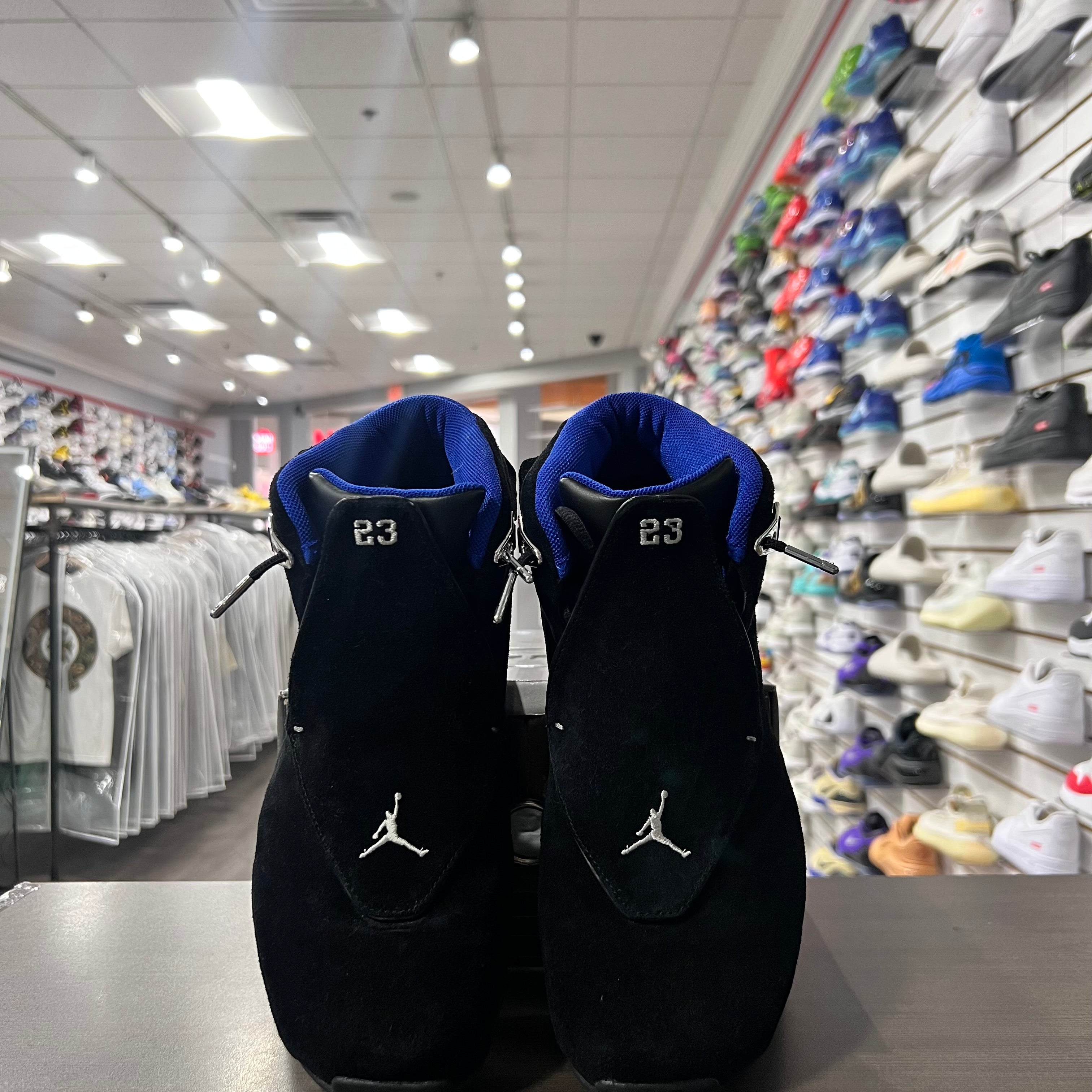 Jordan Retro 18 Black Sport Royal (2018)(Lightly Worn)