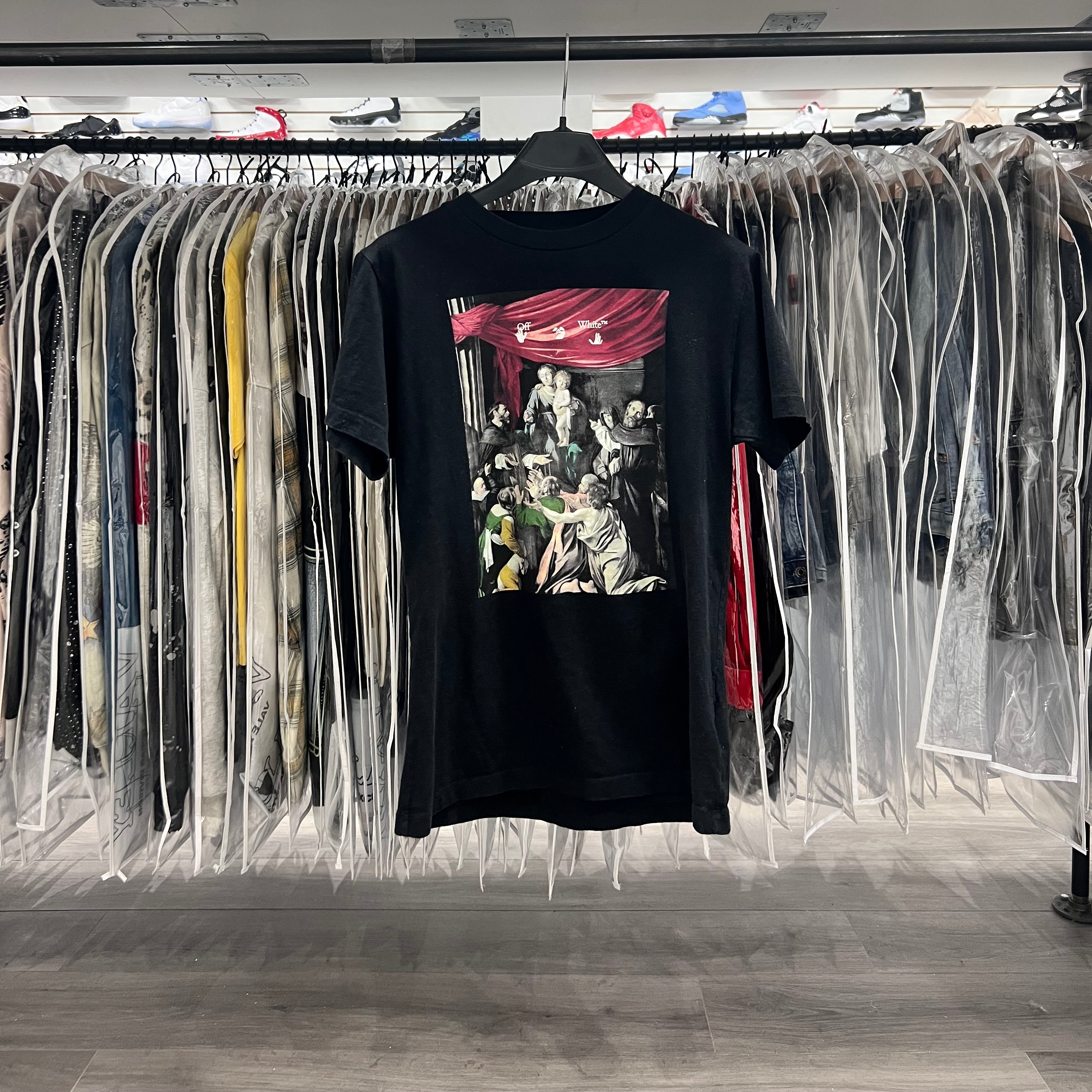 Off White Caravaggio Tee Black (Lightly Worn)