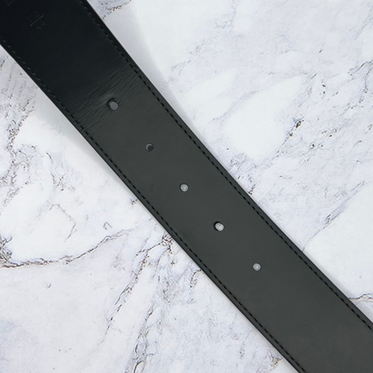 Louis Vuitton Black Monogram Belt Reversible (Lightly Worn)