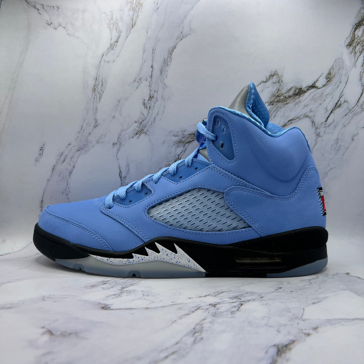 Jordan Retro 5 Mens University Blue UNC (Replacement Box)