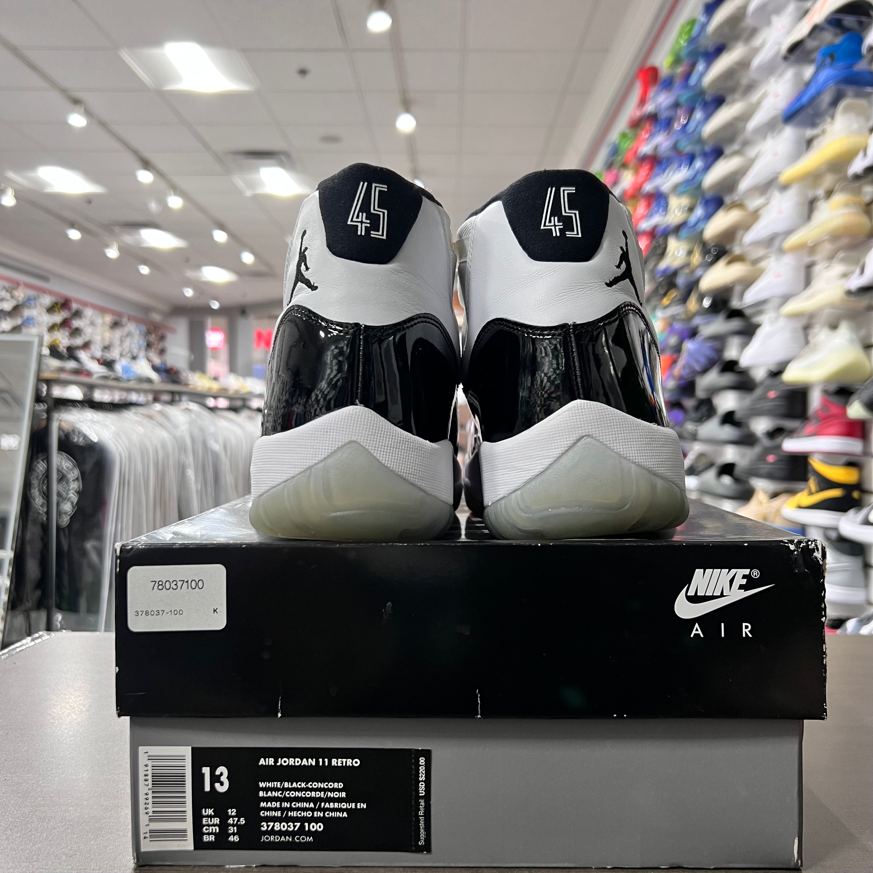 Jordan Retro 11 Mens Concord (2018)(Lightly Worn)