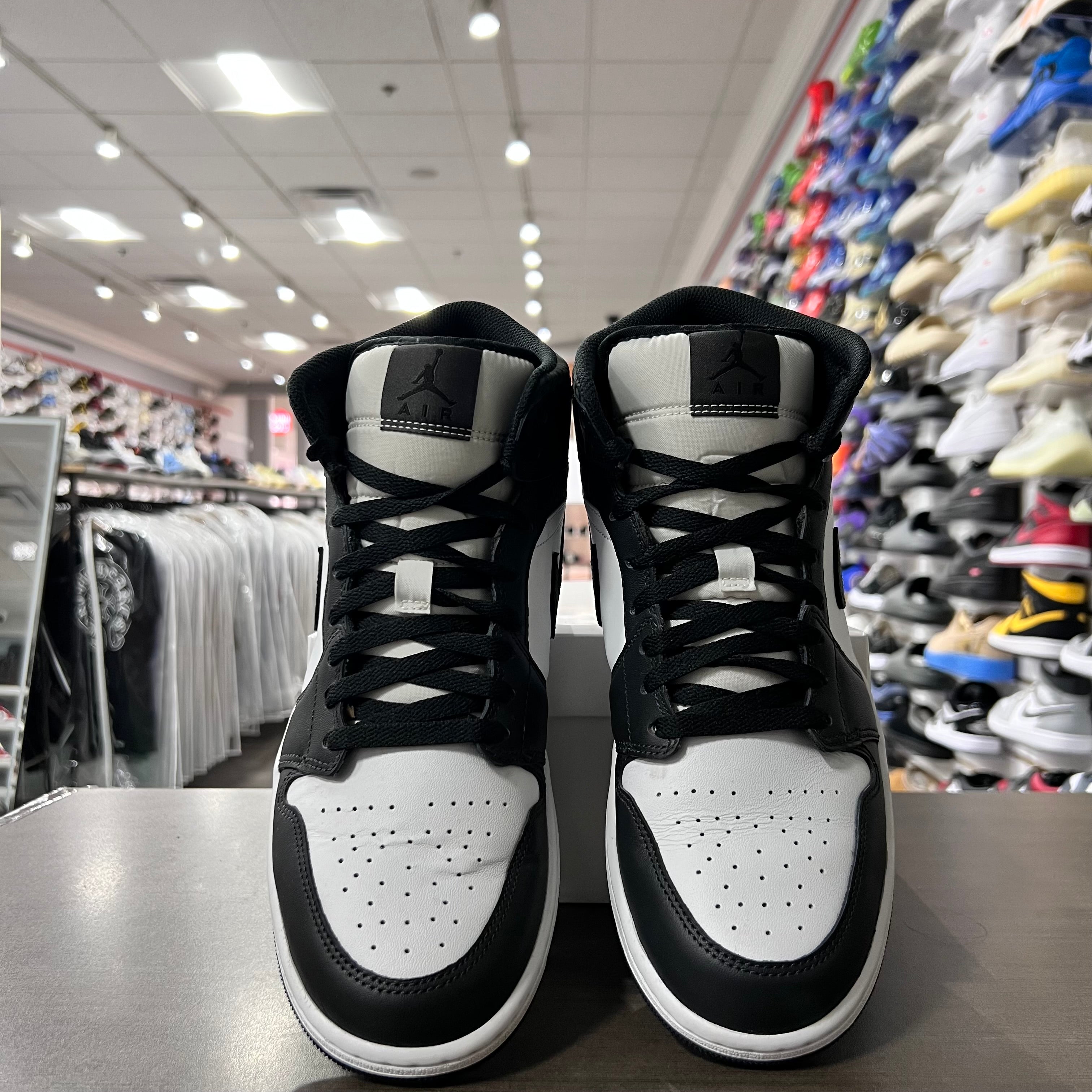 Jordan Retro 1 Mid Mens Panda Elephant (Lightly Worn+Replacement Box)