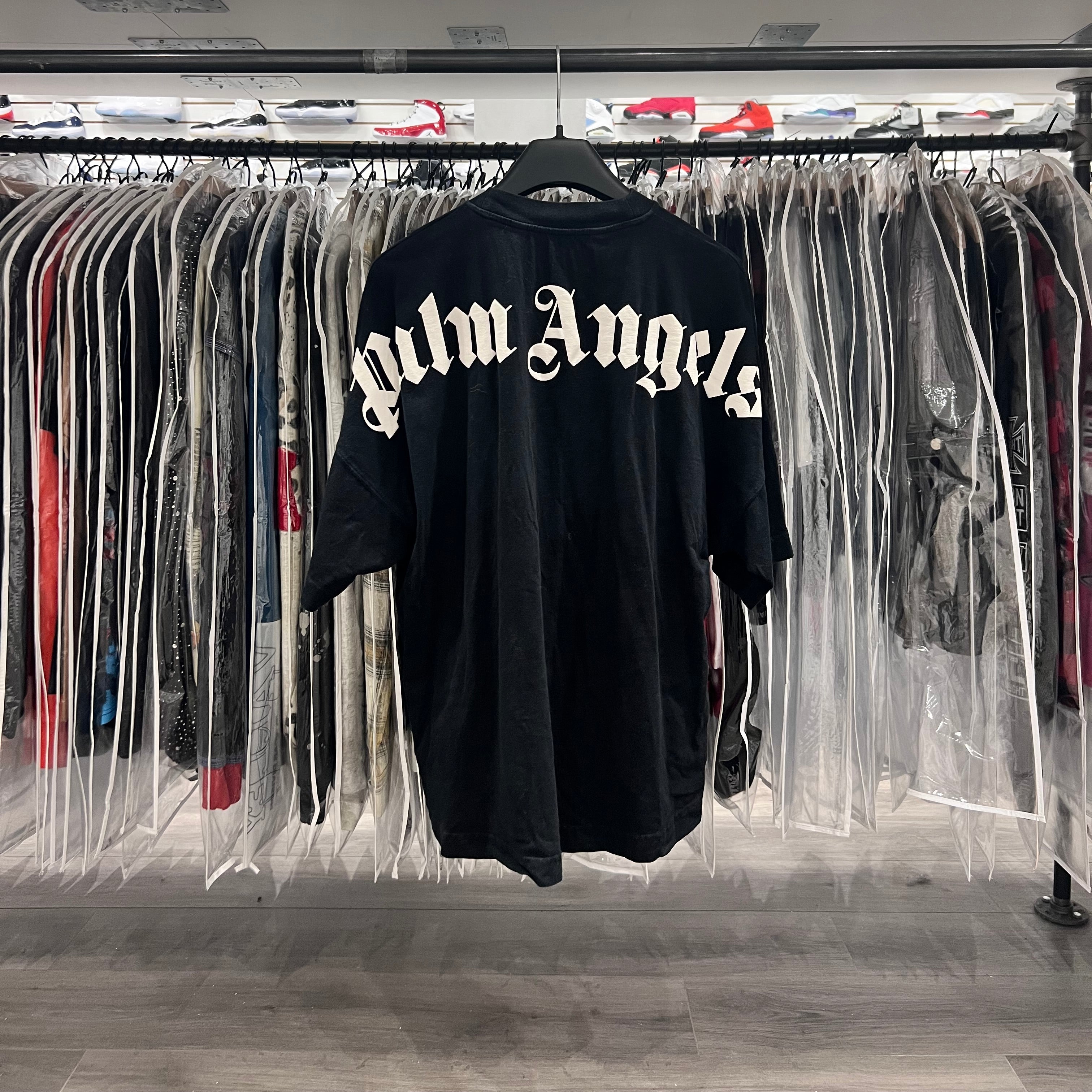 Palm Angels Shoulder Logo Tee (Lightly Worn)