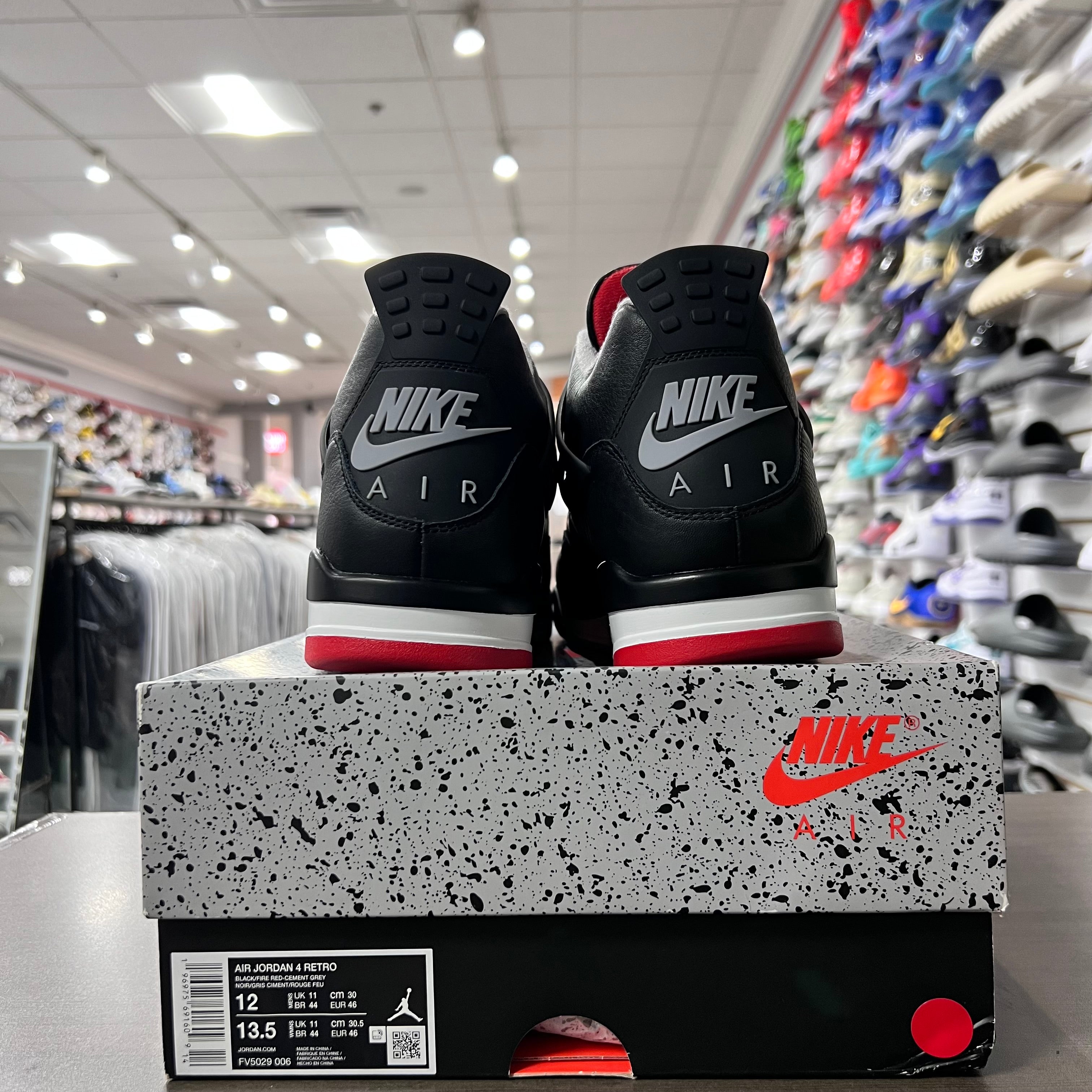 Jordan Retro 4 Mens Bred Reimagined (Lightly Worn)