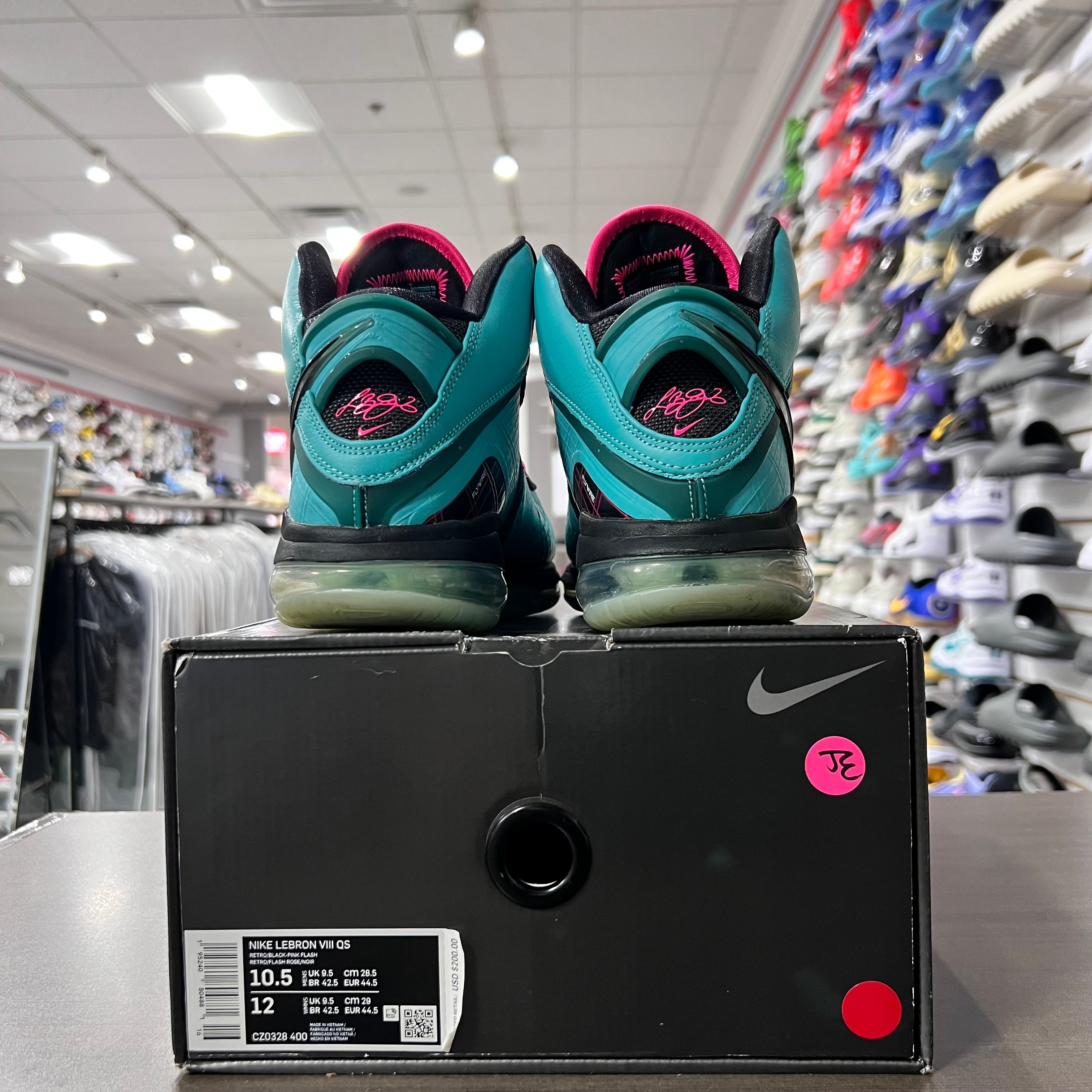 Nike LeBron 8 Mens South Beach (2021)(Lightly Worn)