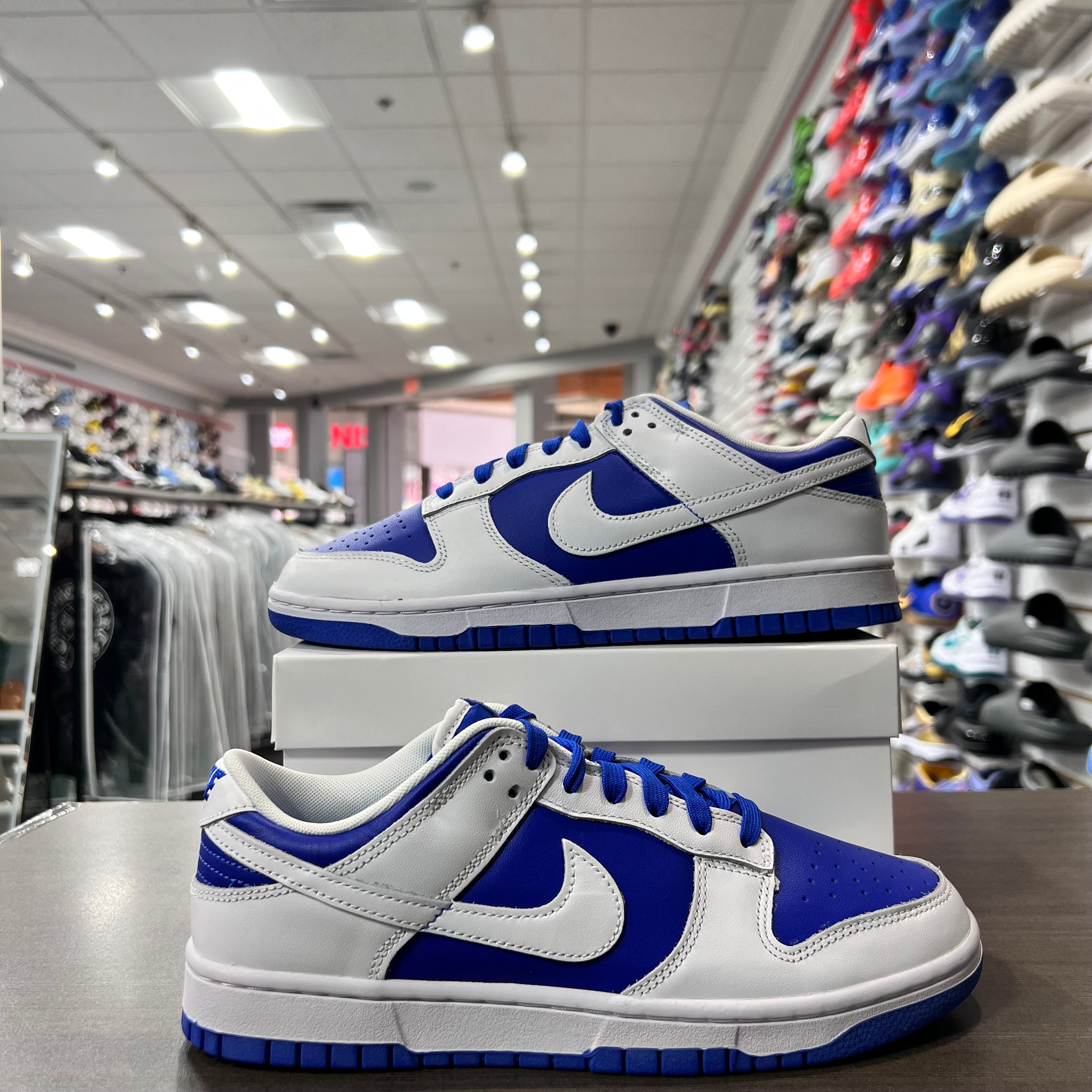 Nike Dunk Low Mens Racer Blue (Lightly Worn+Replacement Box)