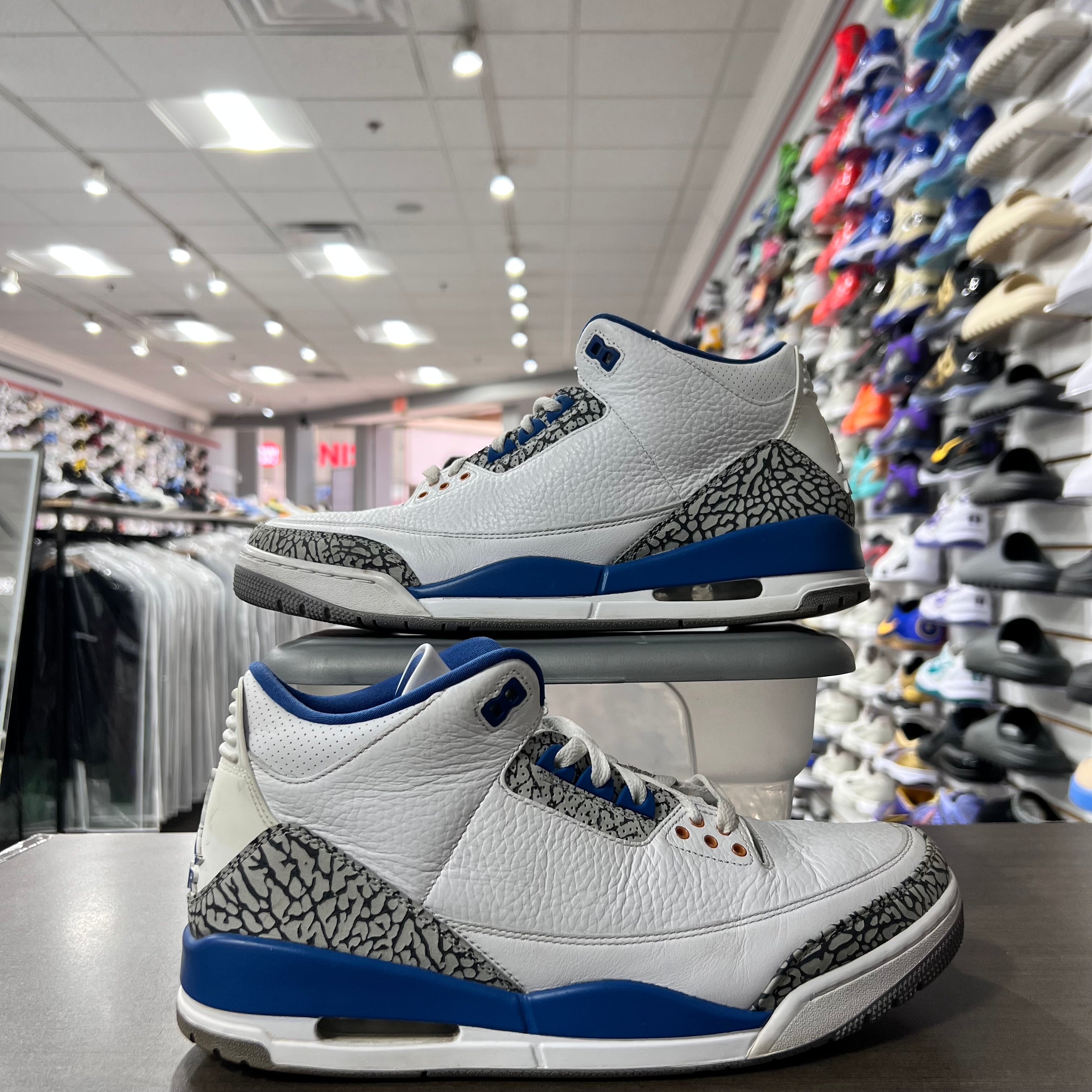 Jordan Retro 3 Mens Wizard (Lightly Worn+Replacement Box)