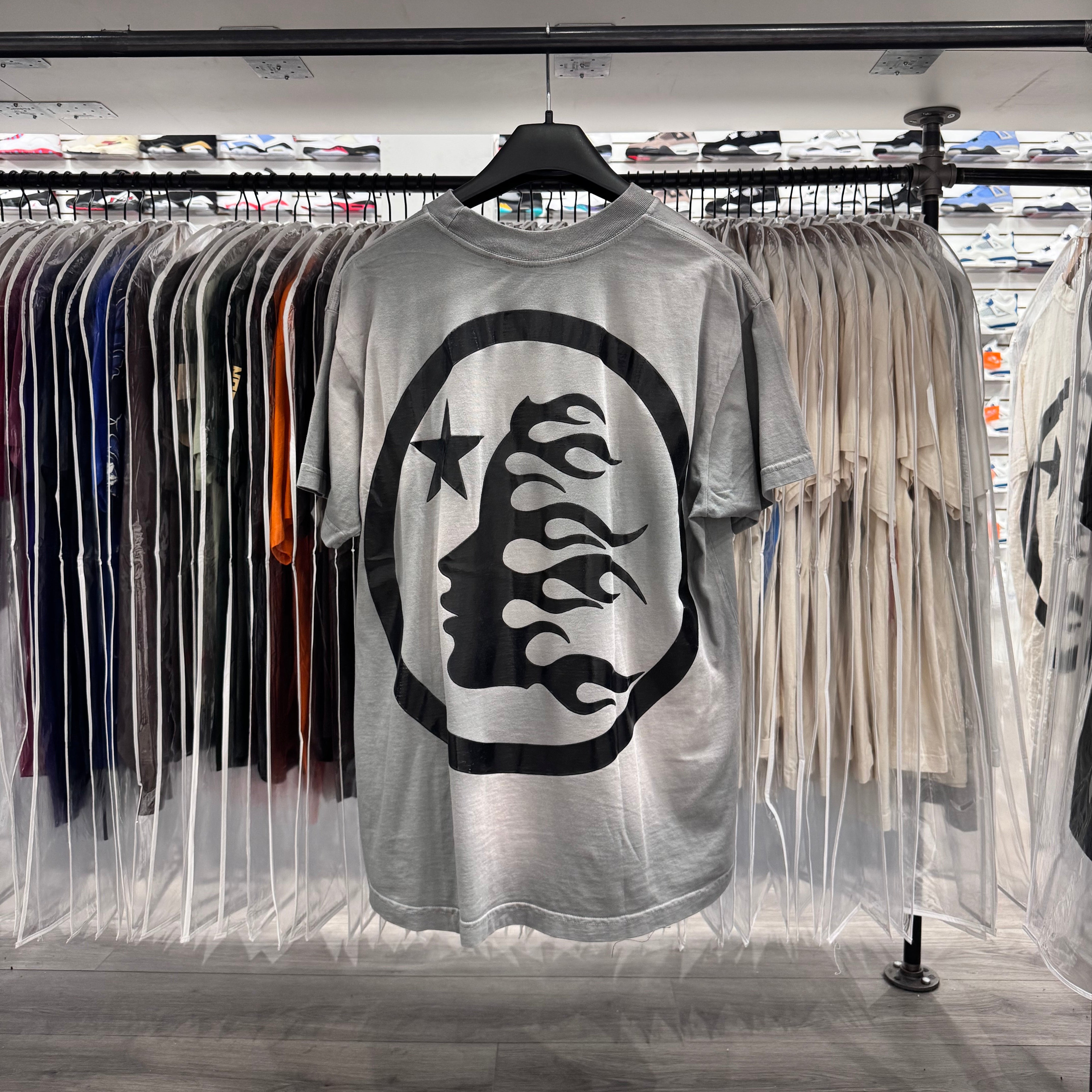 Hell Star Sports Core Gel Tee Grey Green