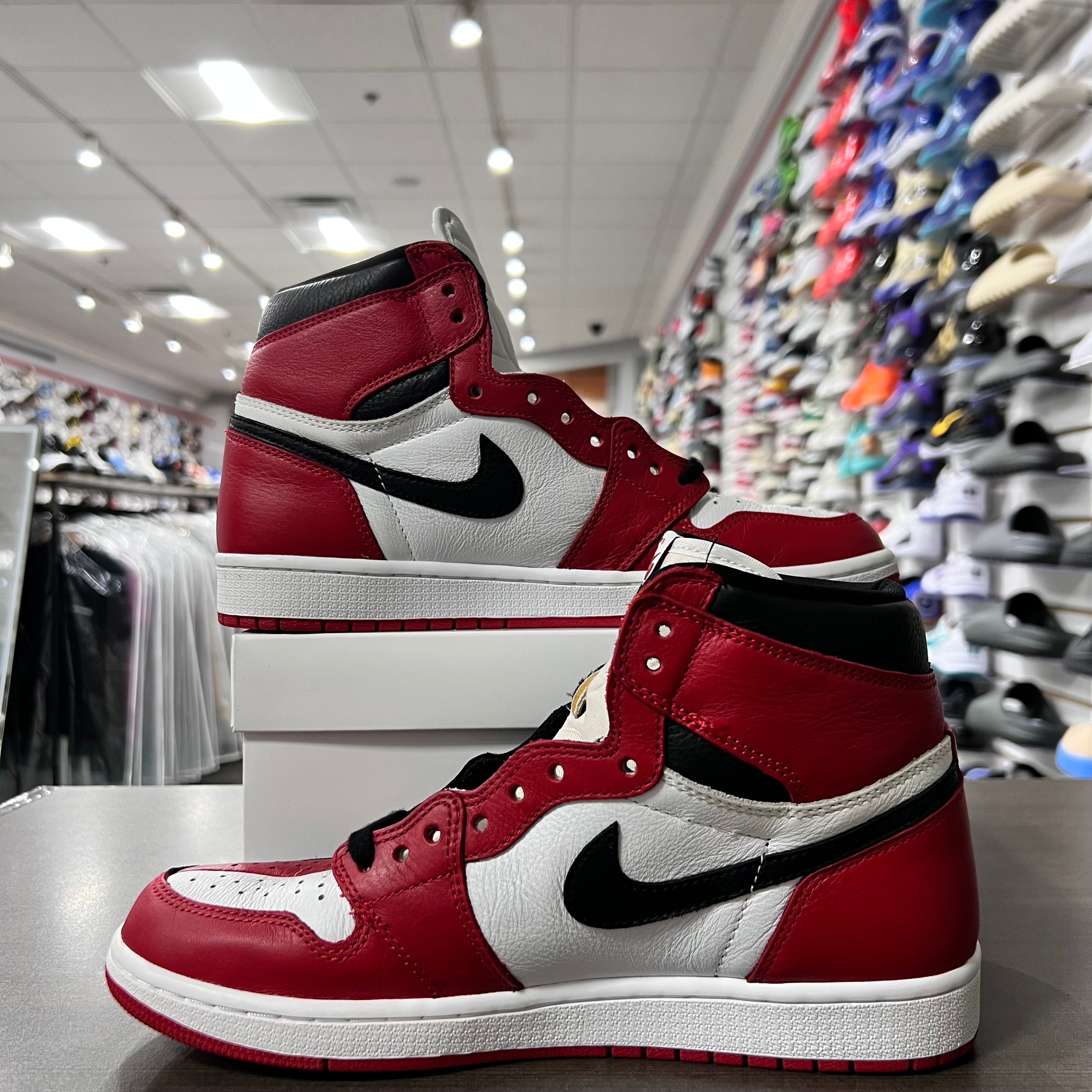 Jordan 1 Retro High Og Mens Homage To Home Chicago (NUMBERED)(Lightly Worn+Replacement Box)