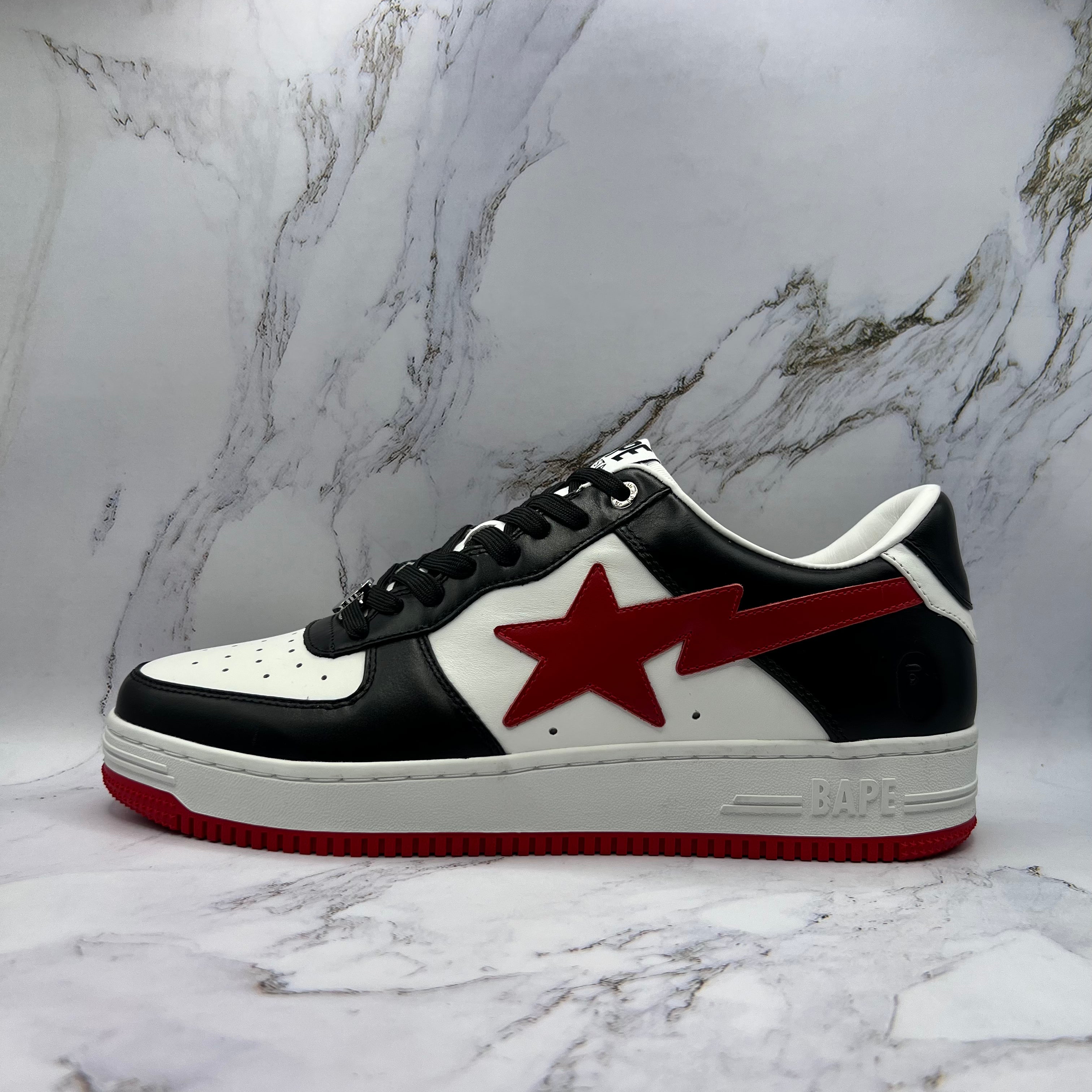 A Bathing Ape Bape Sta #3 M2 White Black Red