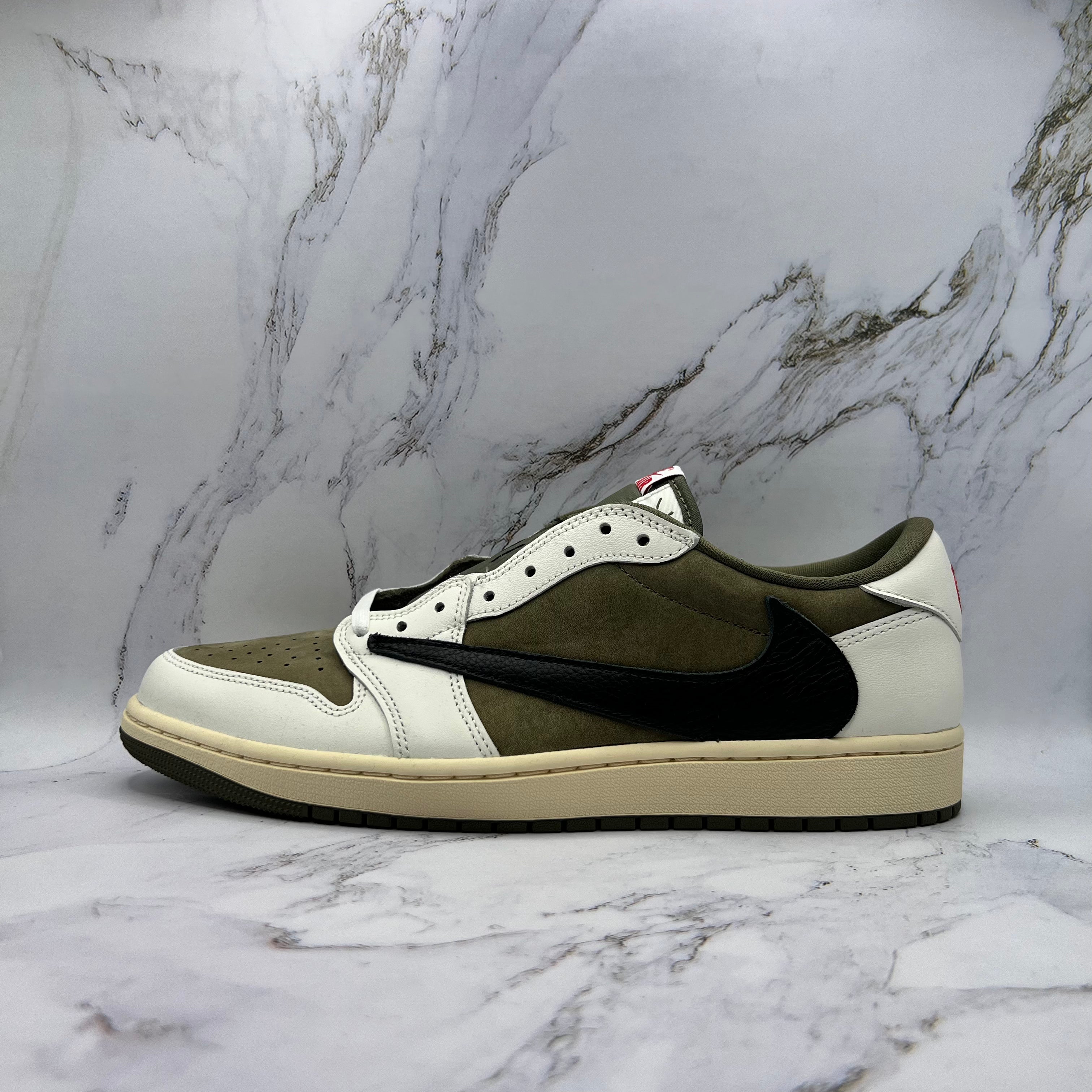 Jordan Retro 1 Low Mens Travis Scott Medium Olive