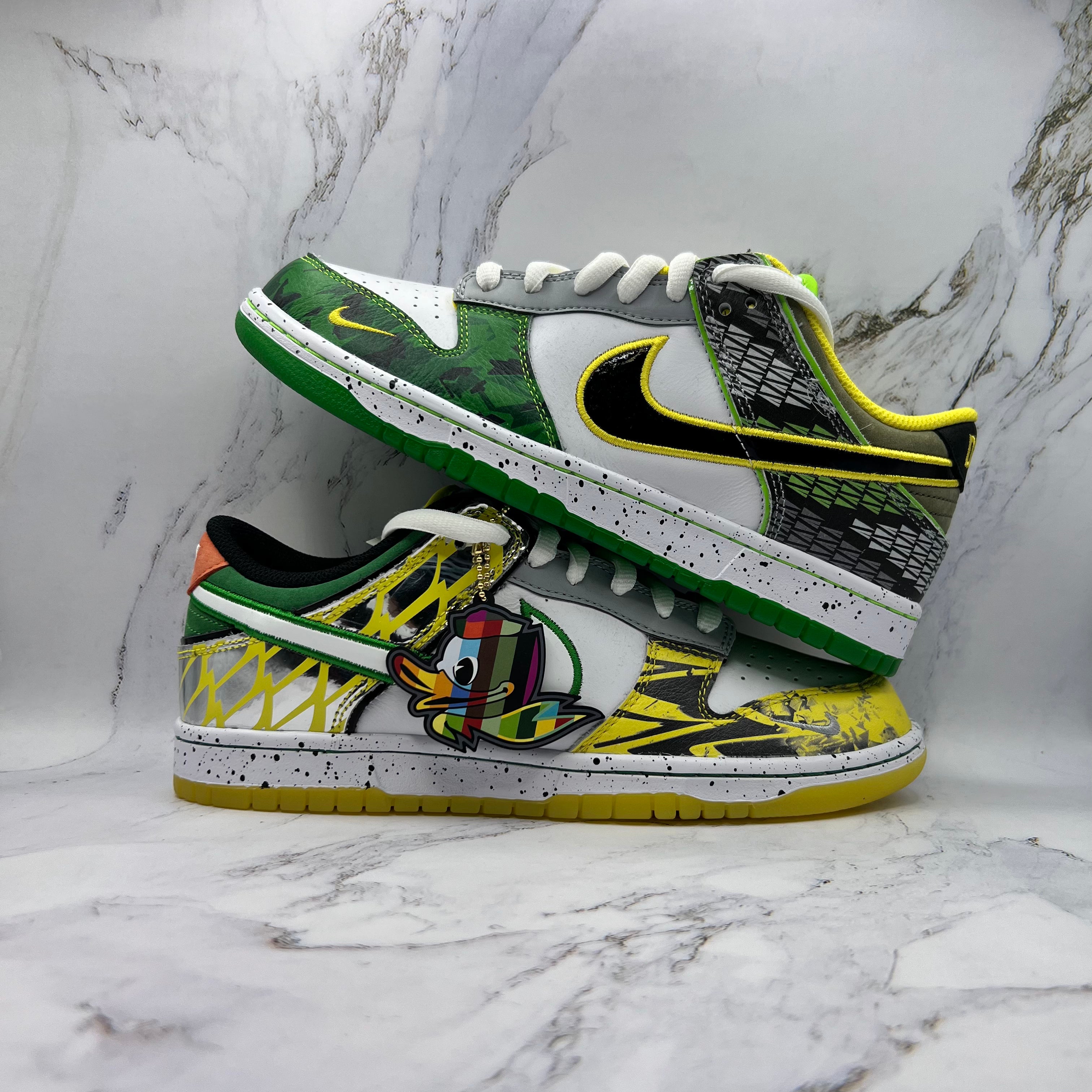 Nike Dunk Low Mens What The Duck Oregon PE