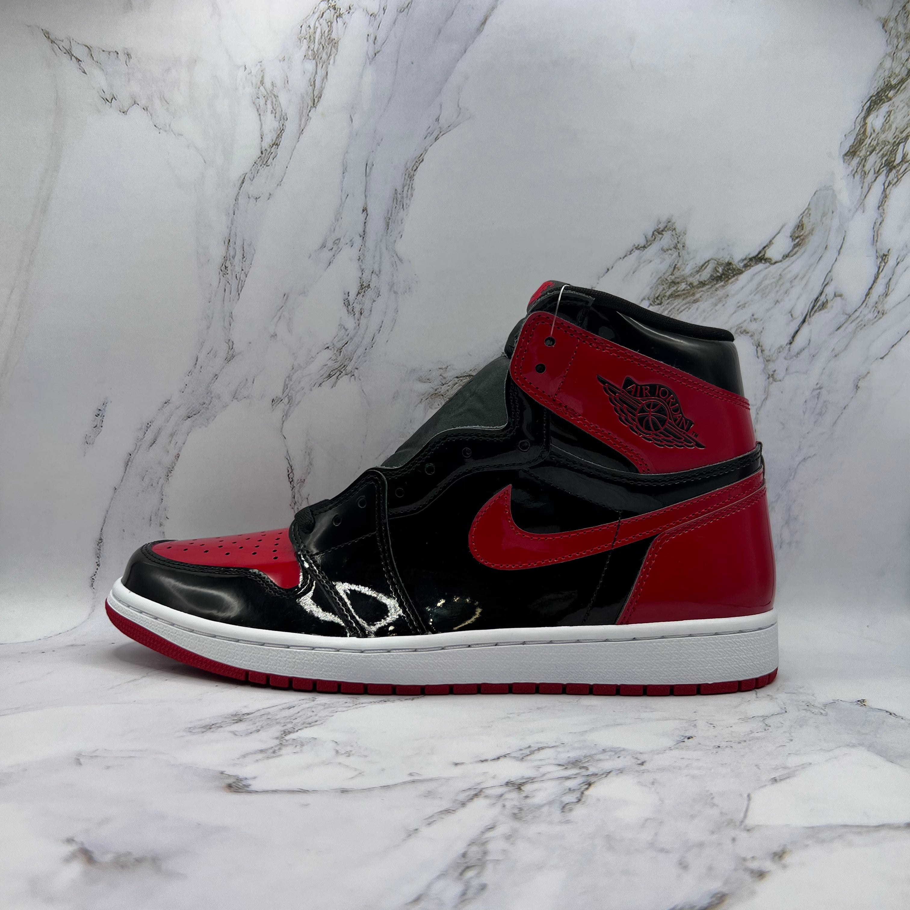 Jordan Retro 1 High Og Mens Patent Bred