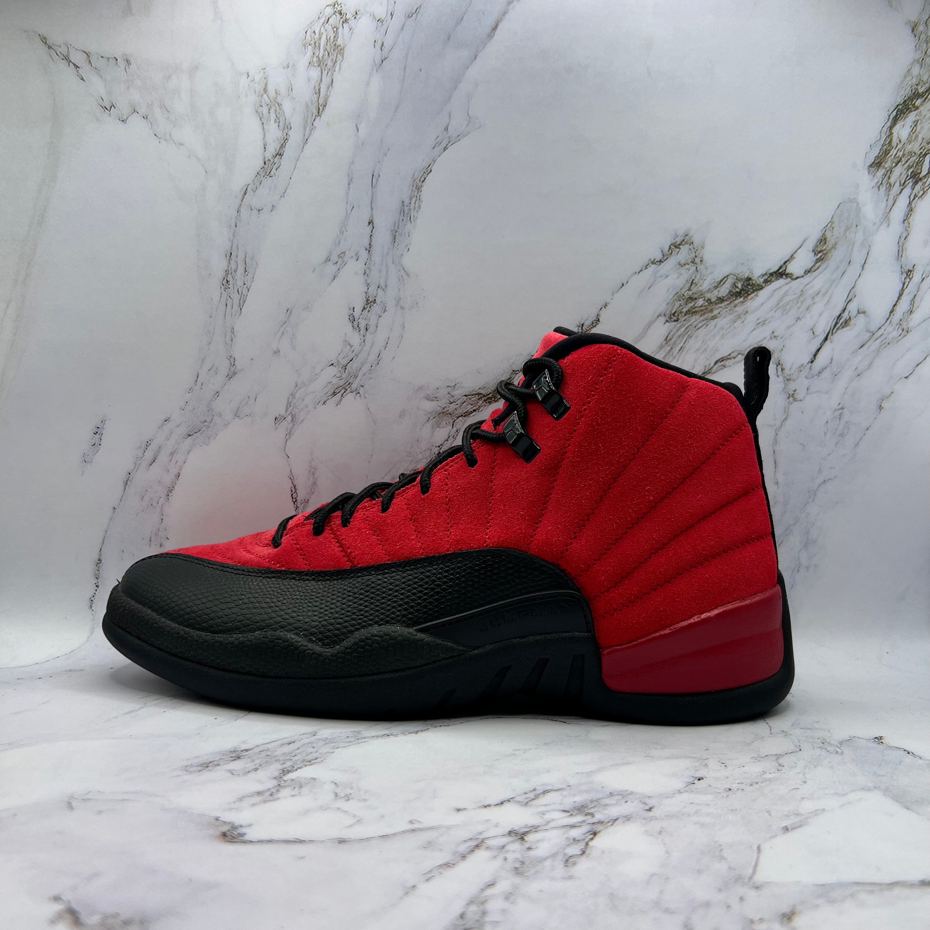 Jordan Retro 12 Mens Reverse Flu Game