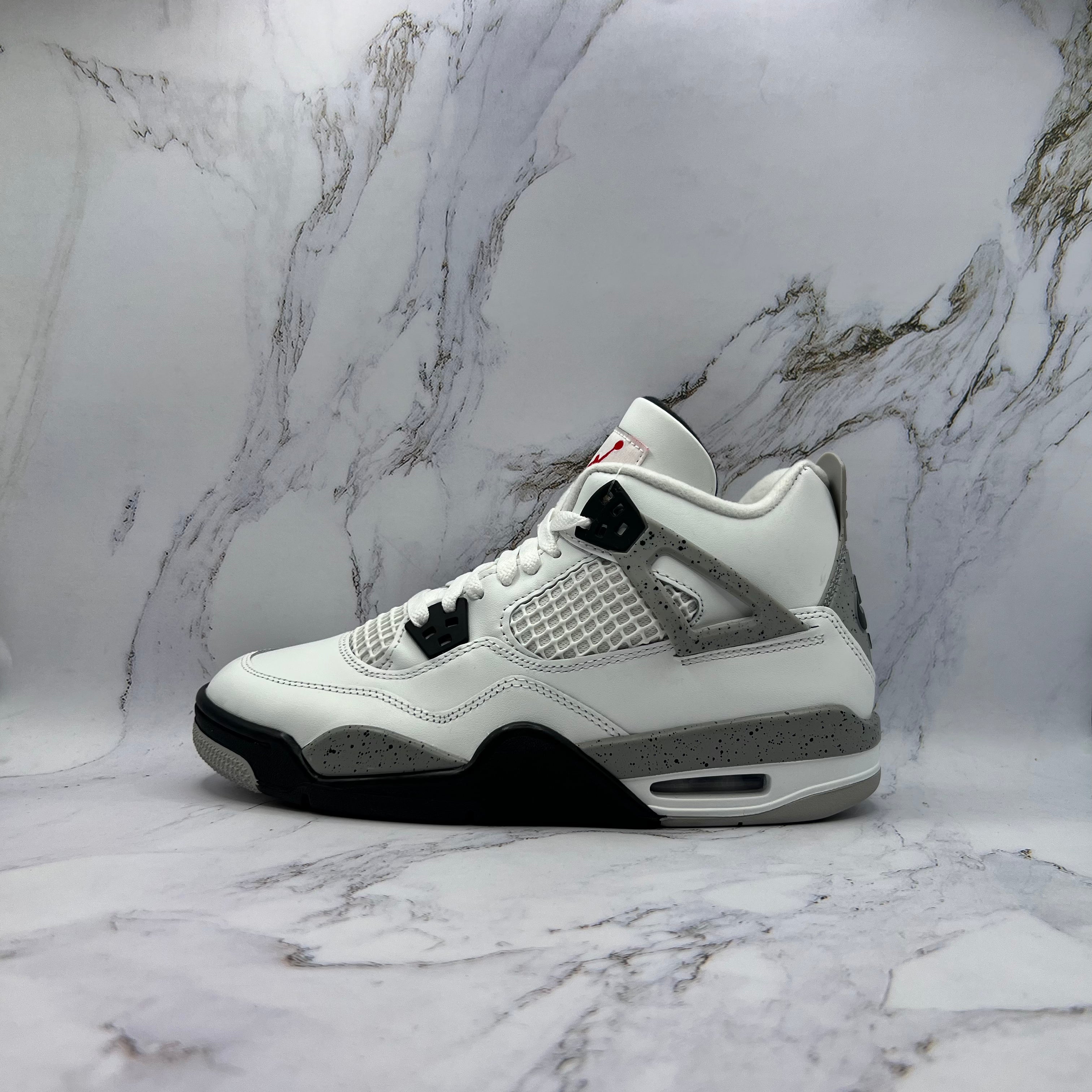 Jordan Retro 4 Gs White Cement (B-Grade)(Replacement Box)