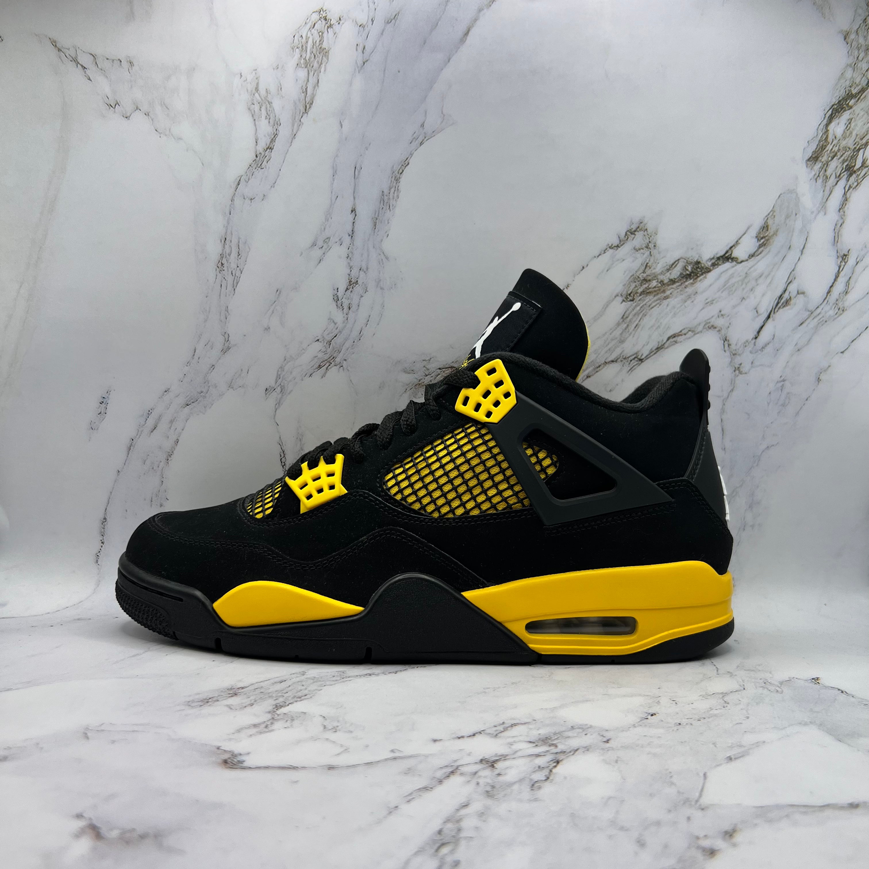 Jordan Retro 4 Mens Yellow Thunder