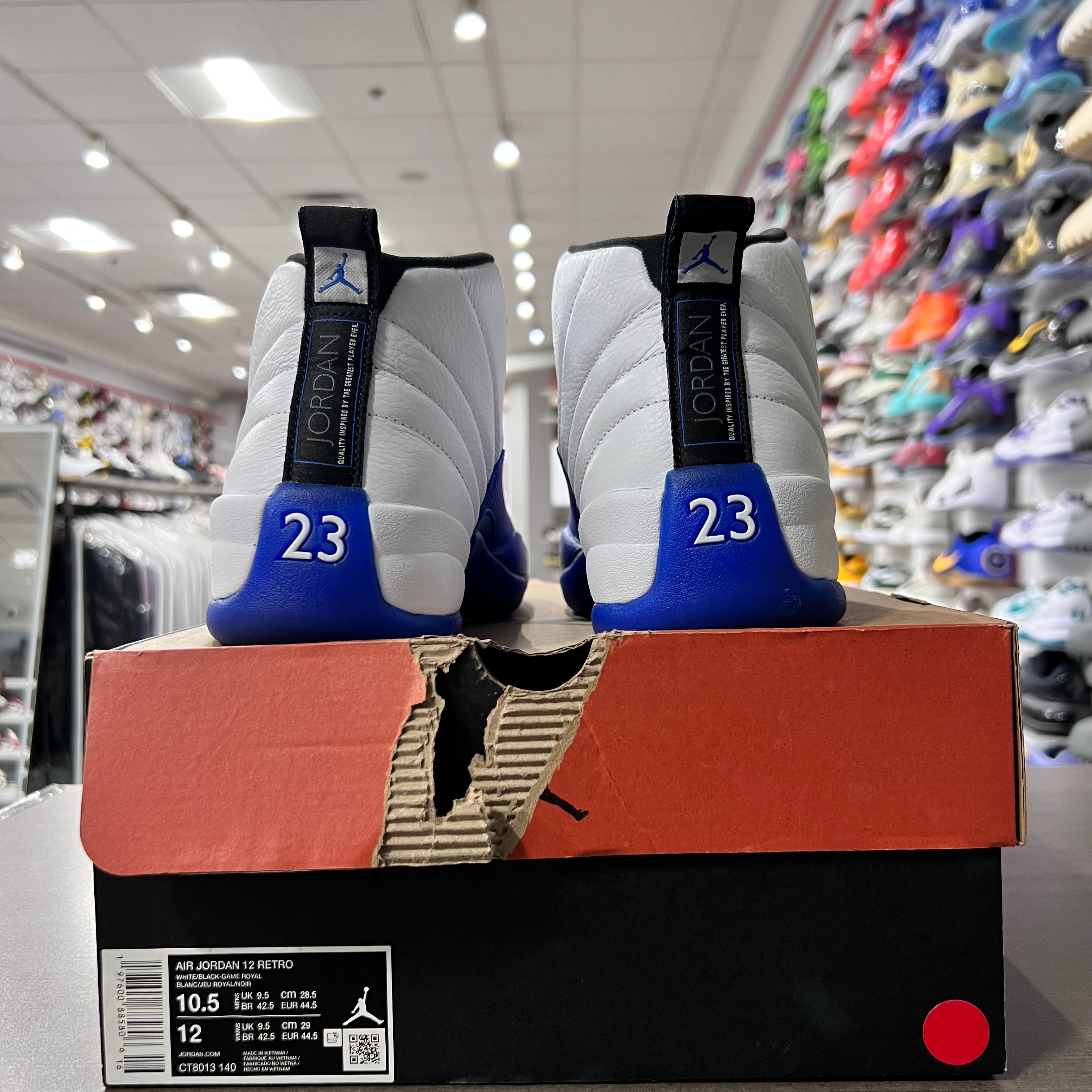 Jordan Retro 12 Mens Blueberry (Lightly Worn)