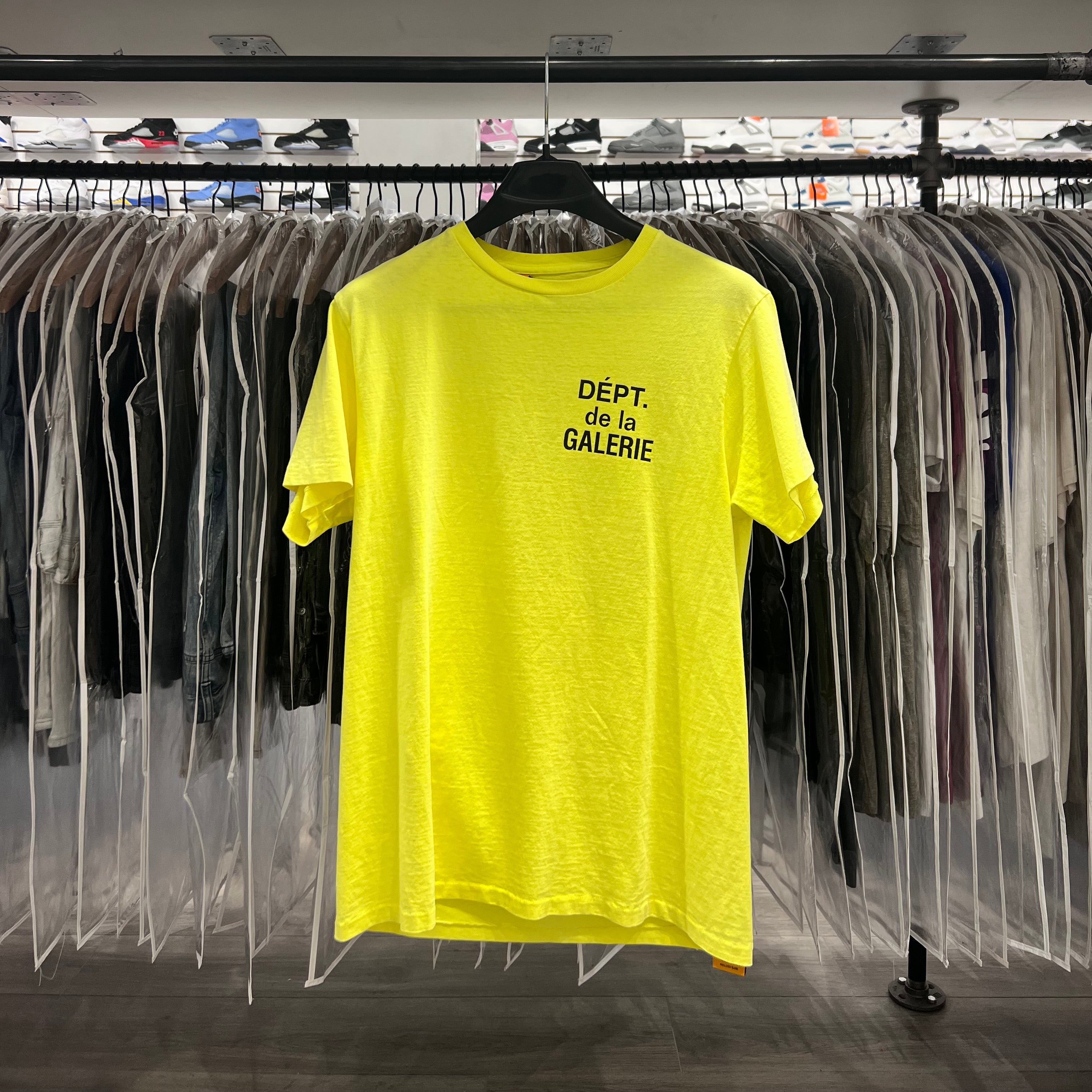 Gallery Dept Tee Yellow French Logo