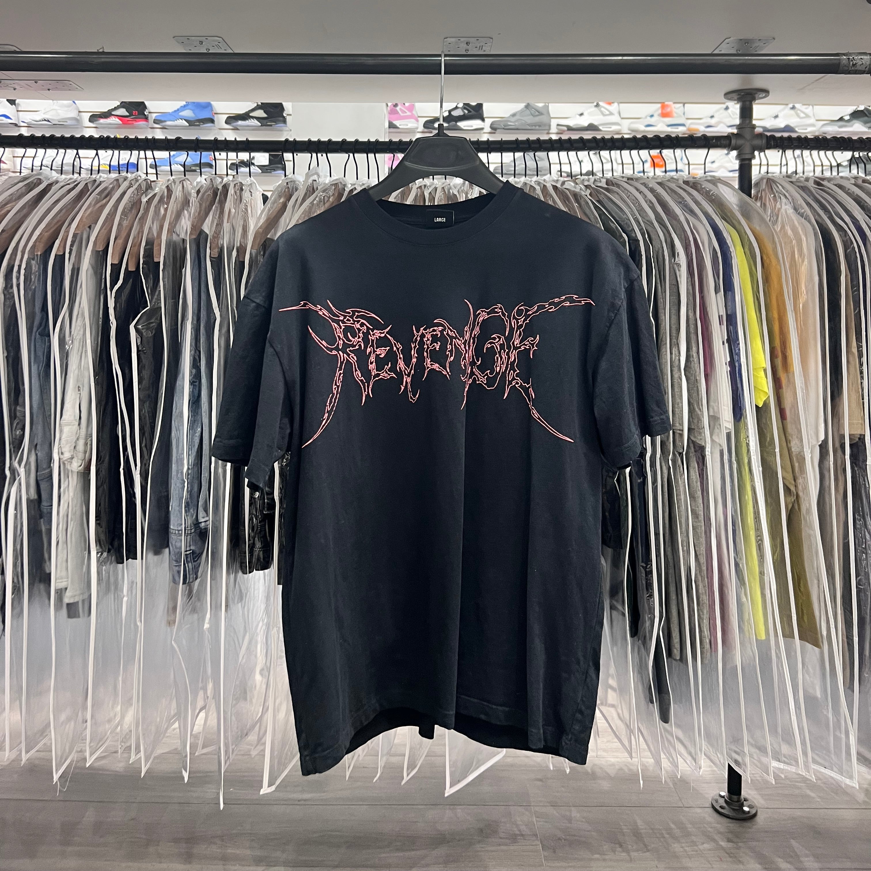 Revenge Tee Black Rolling Loud (Lightly Worn)