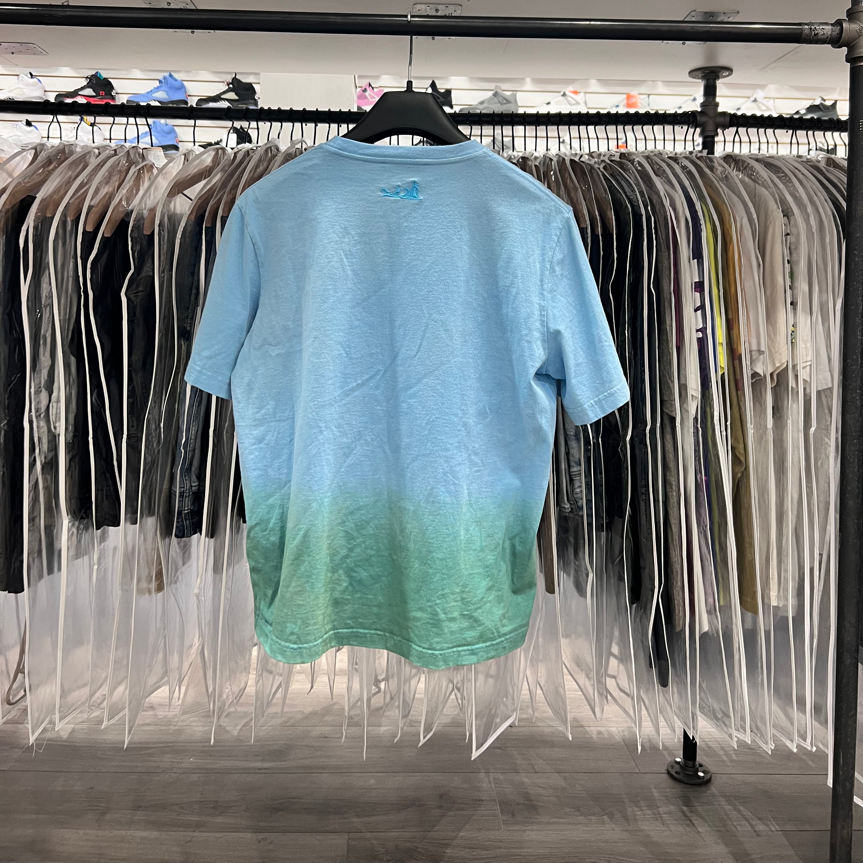 Lanvin Wave Logo Tee Light Blue (Lightly Worn)