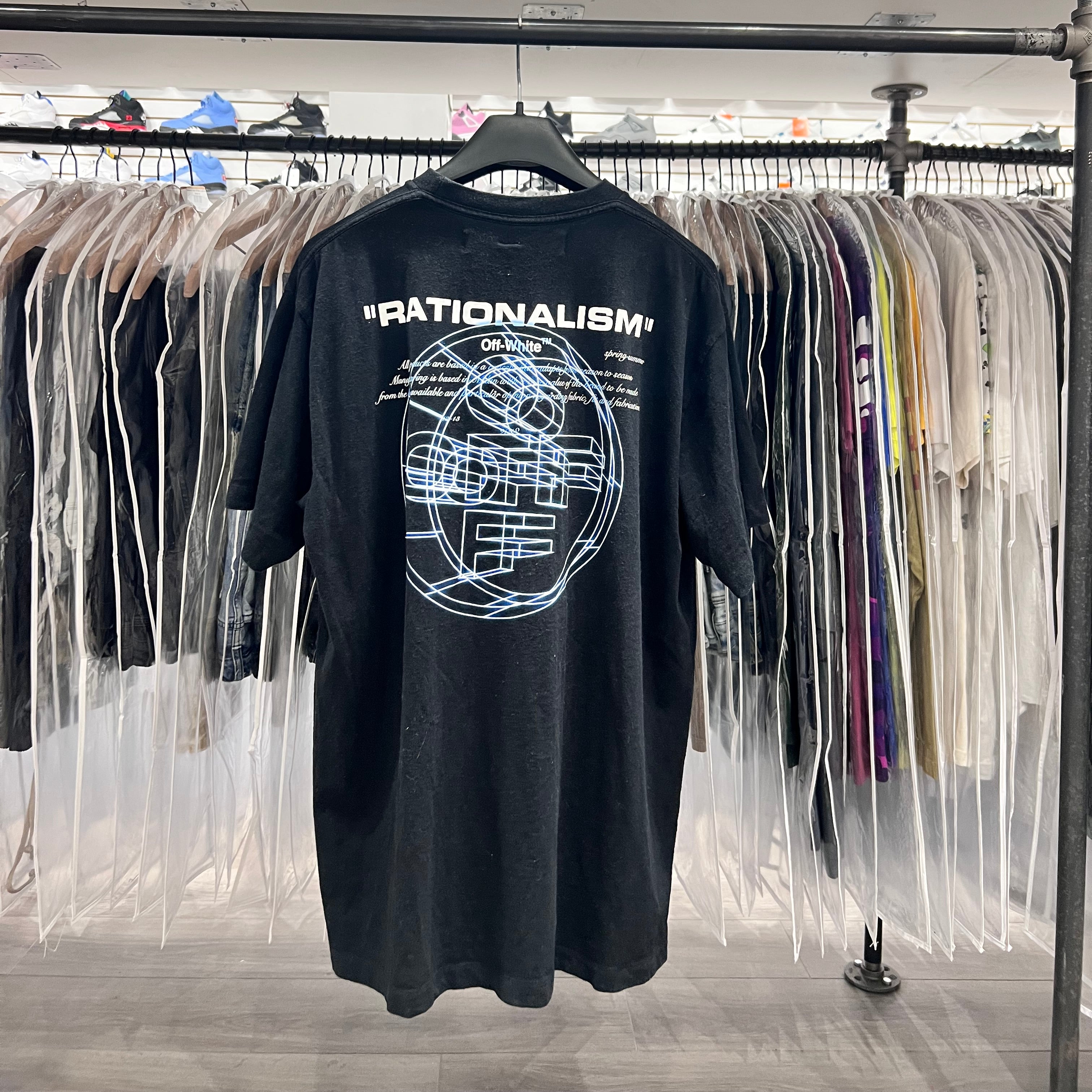 Off White Rationalism Tee Black (Lightly Worn)