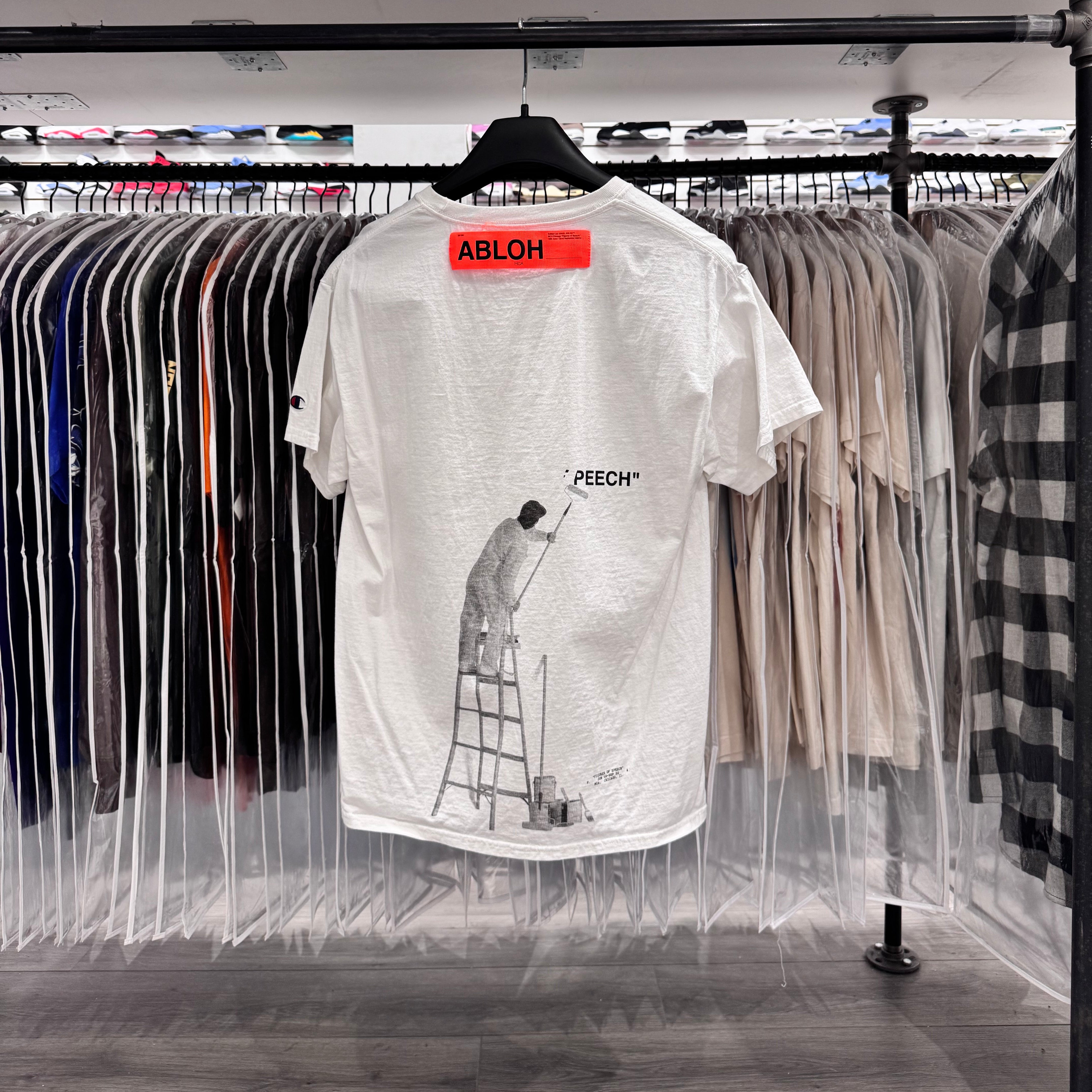 Off White Figures Of Speech Tee Jet White (Lightly Worn)