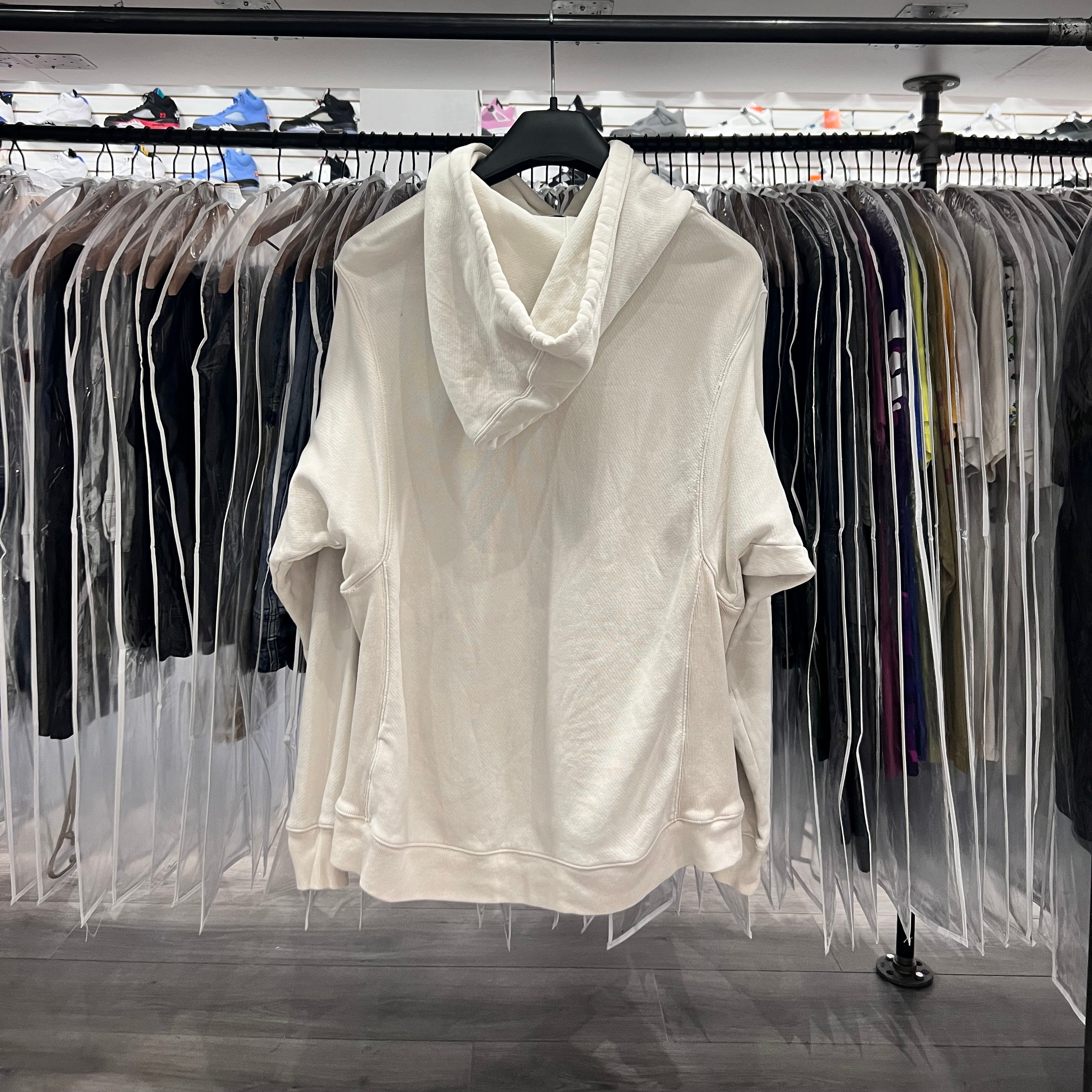 Gucci Tennis Embroidered Logo Hoodie Cream (Lightly Worn+Damage)