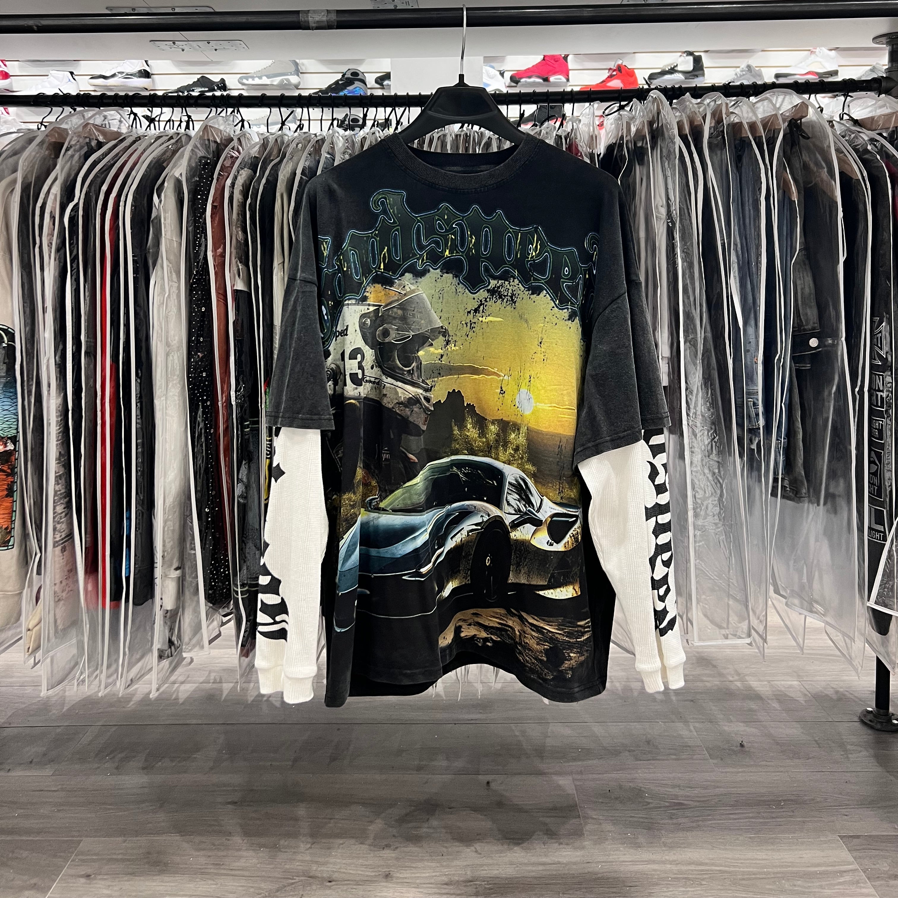 Godspeed Sunset Drift Layered Long-sleeve Shirt