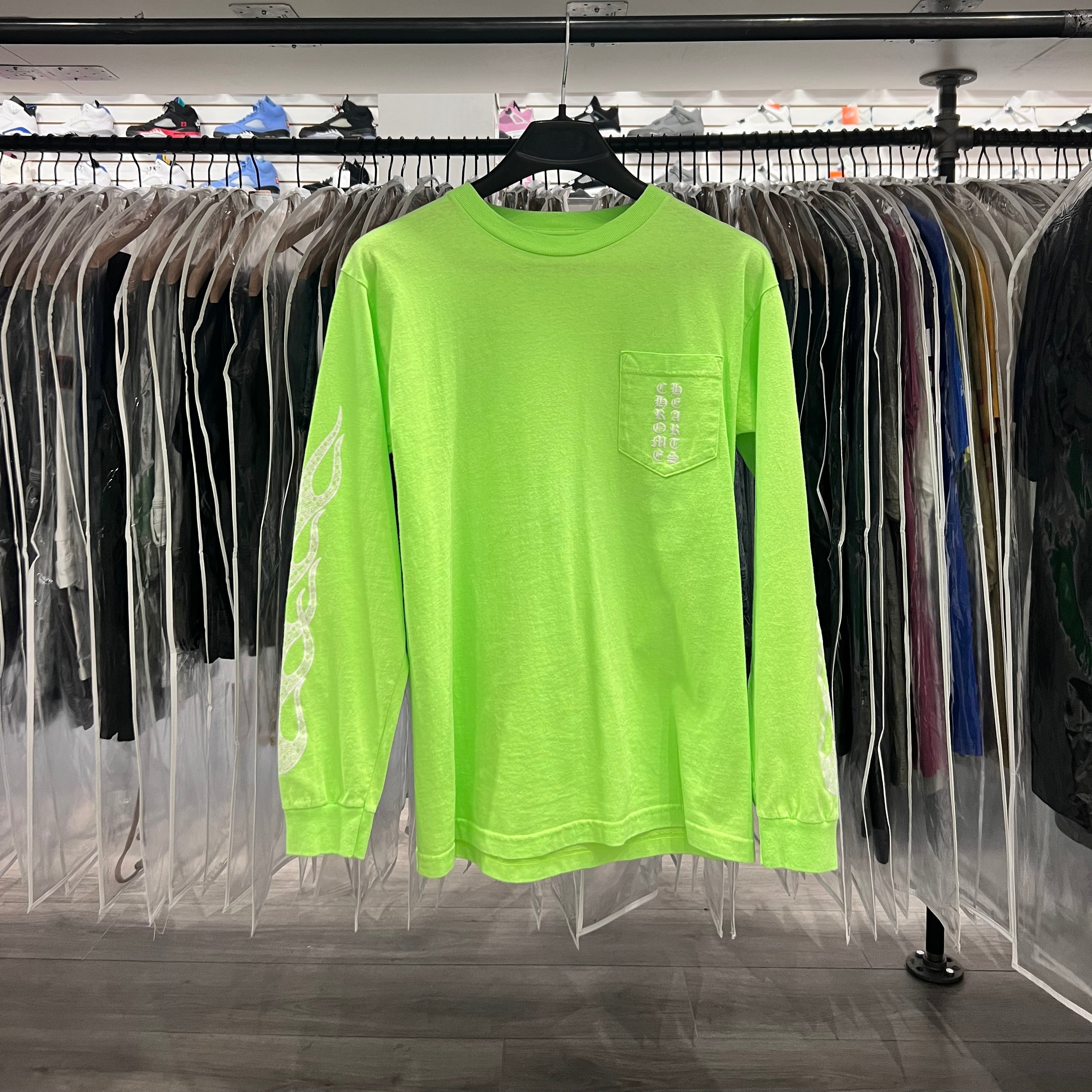Chrome Hearts Long Sleeve Green Flame (Lightly Worn)
