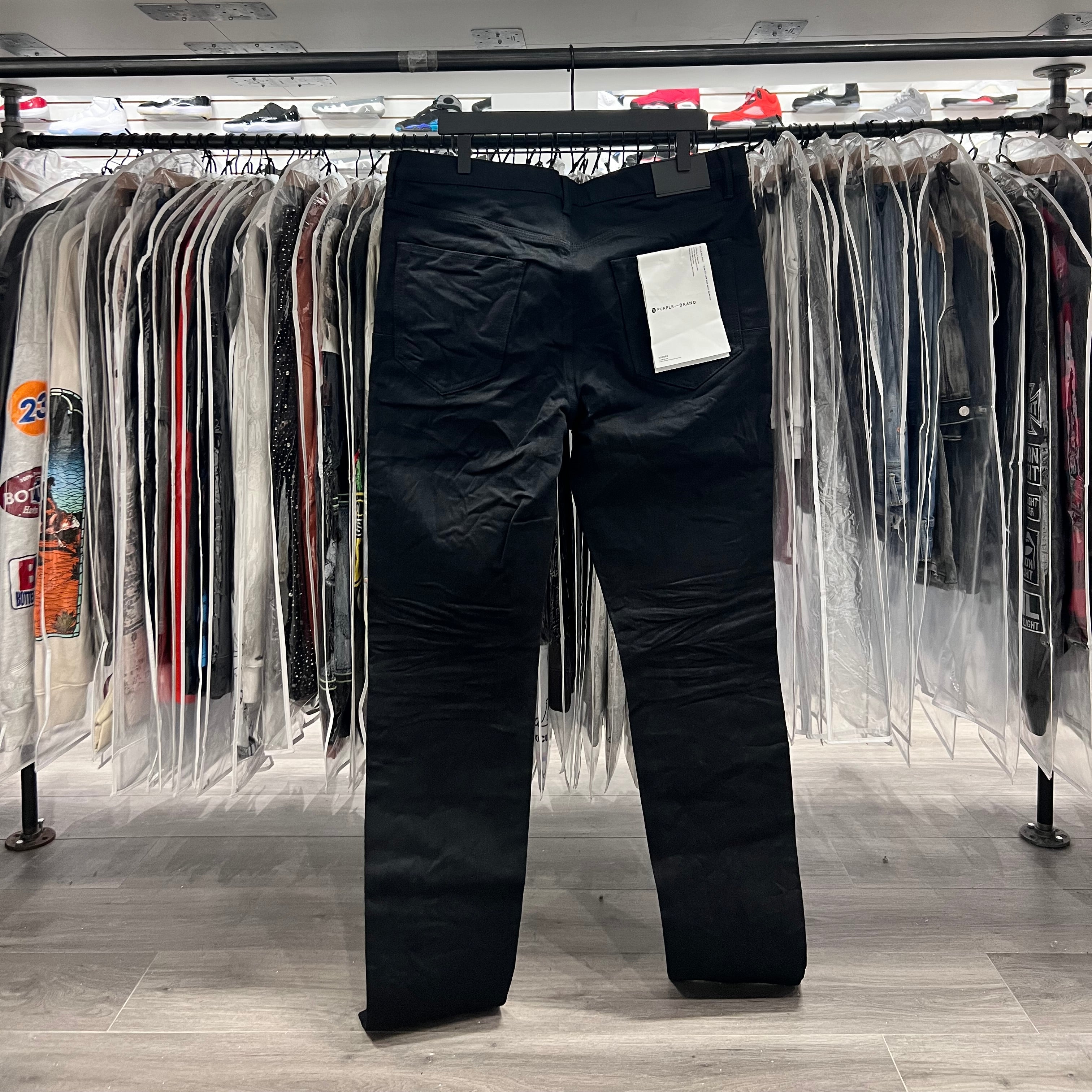 Purple Jeans Black