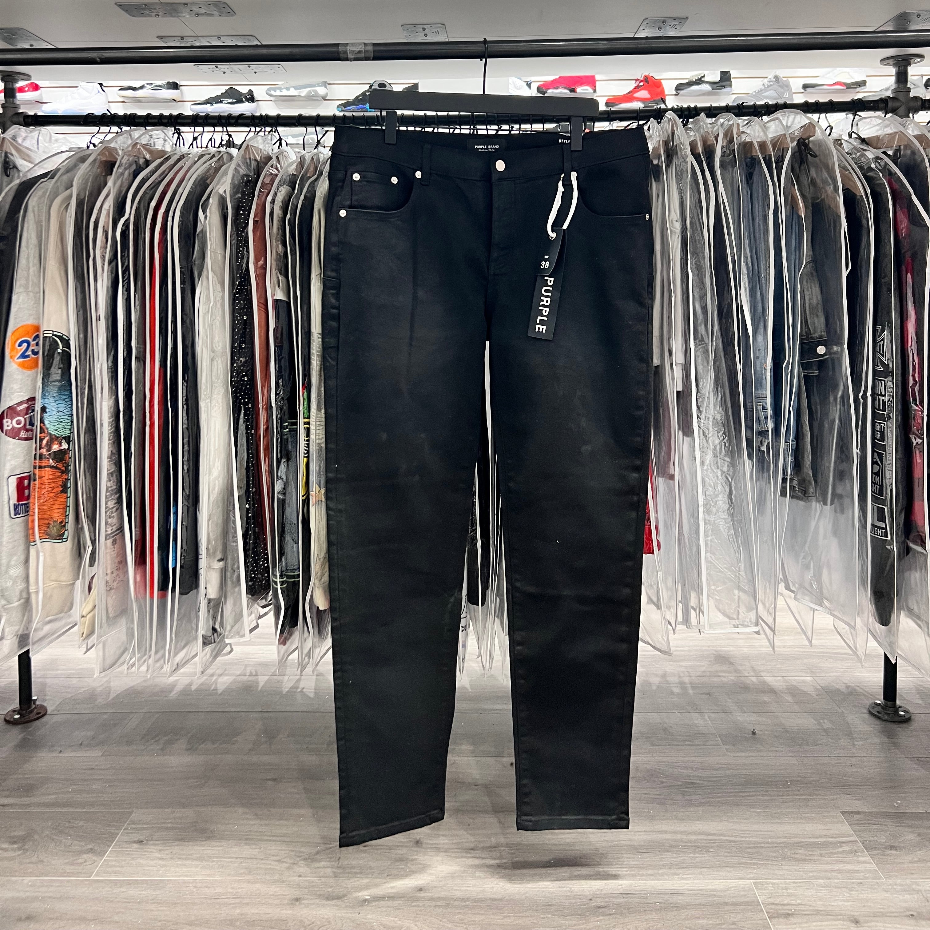 Purple Jeans Black
