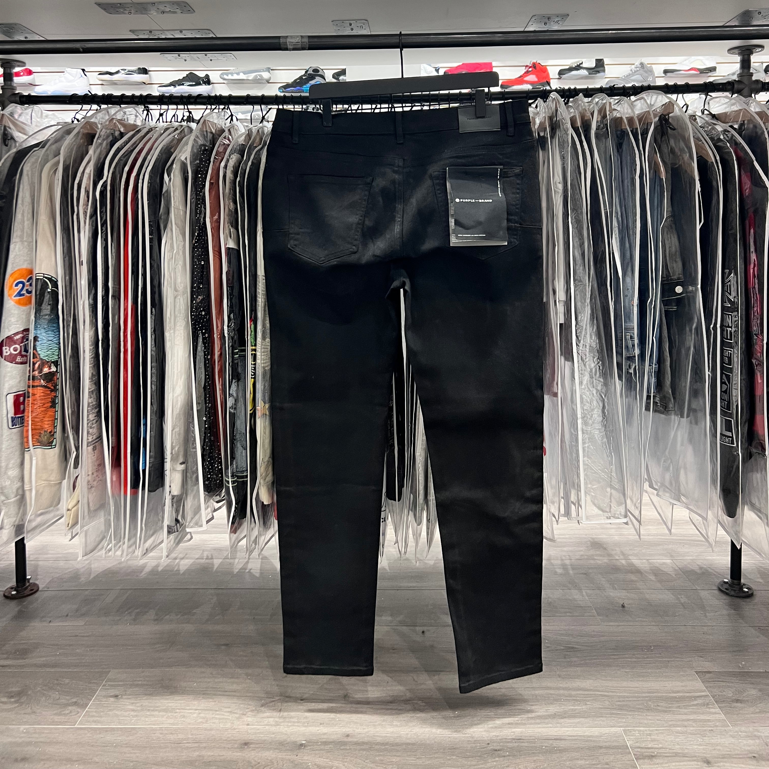 Purple Jeans Black