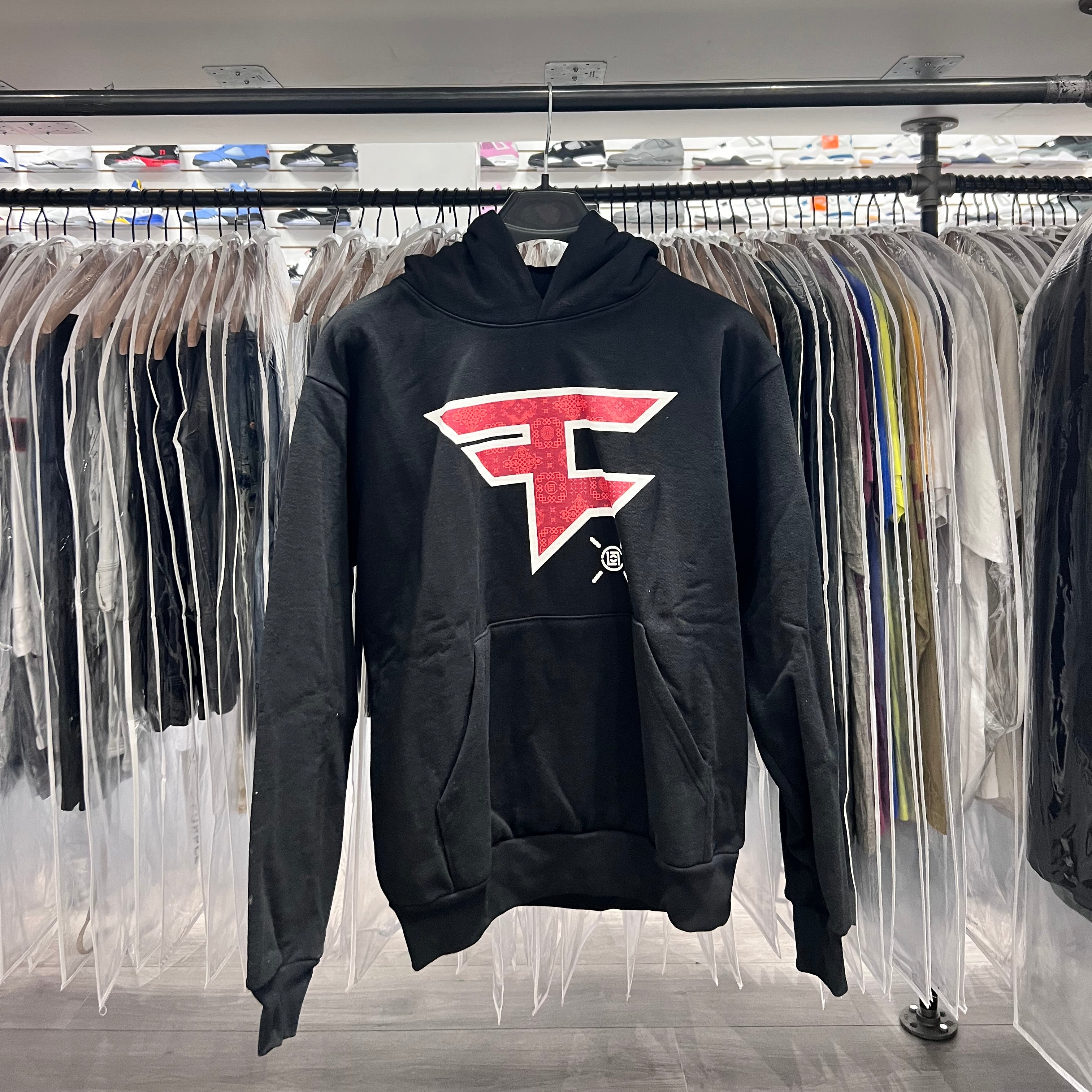 CLOT X Faze Clan Hoodie Black