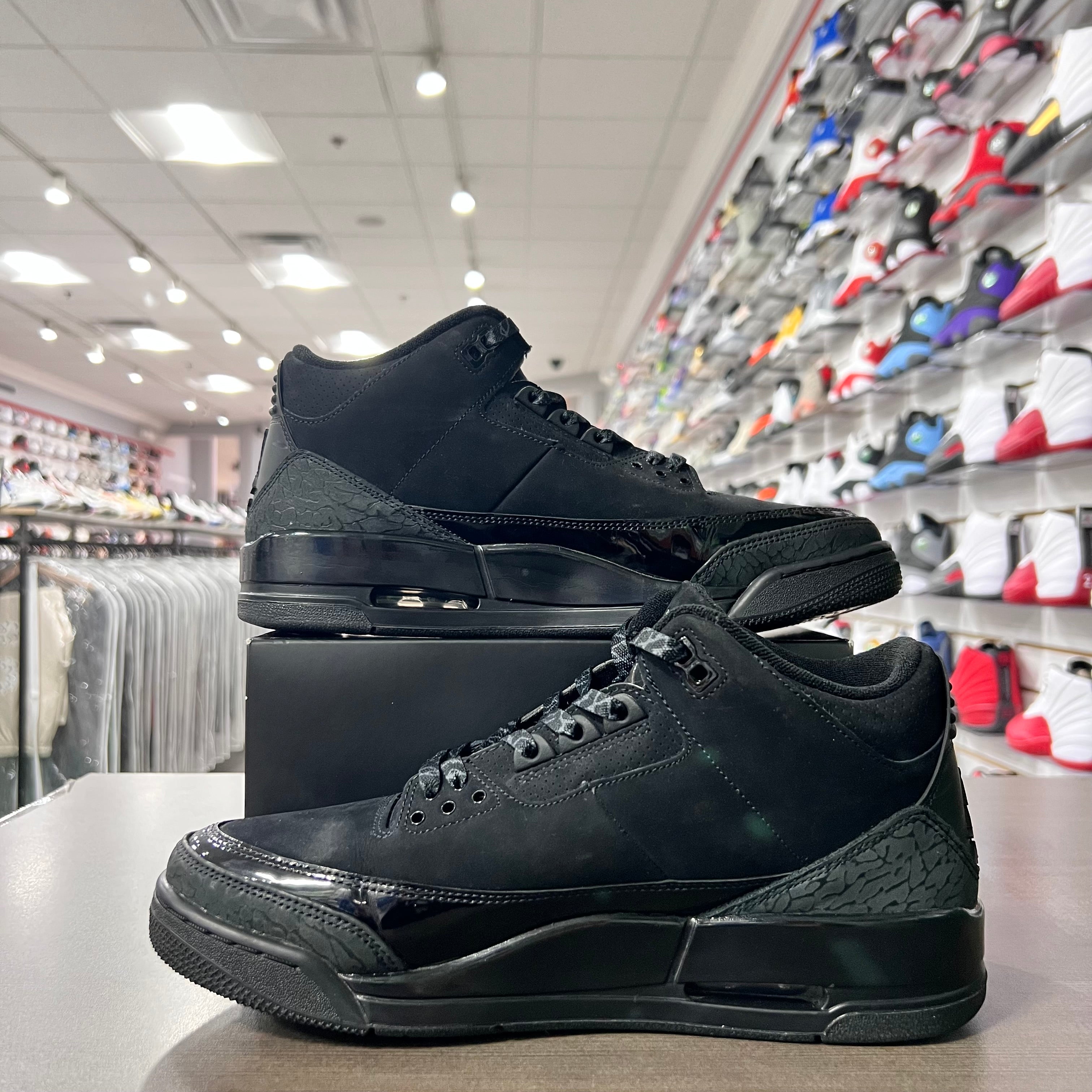 Jordan Retro 3 Mens Black Cat (Lightly Worn)