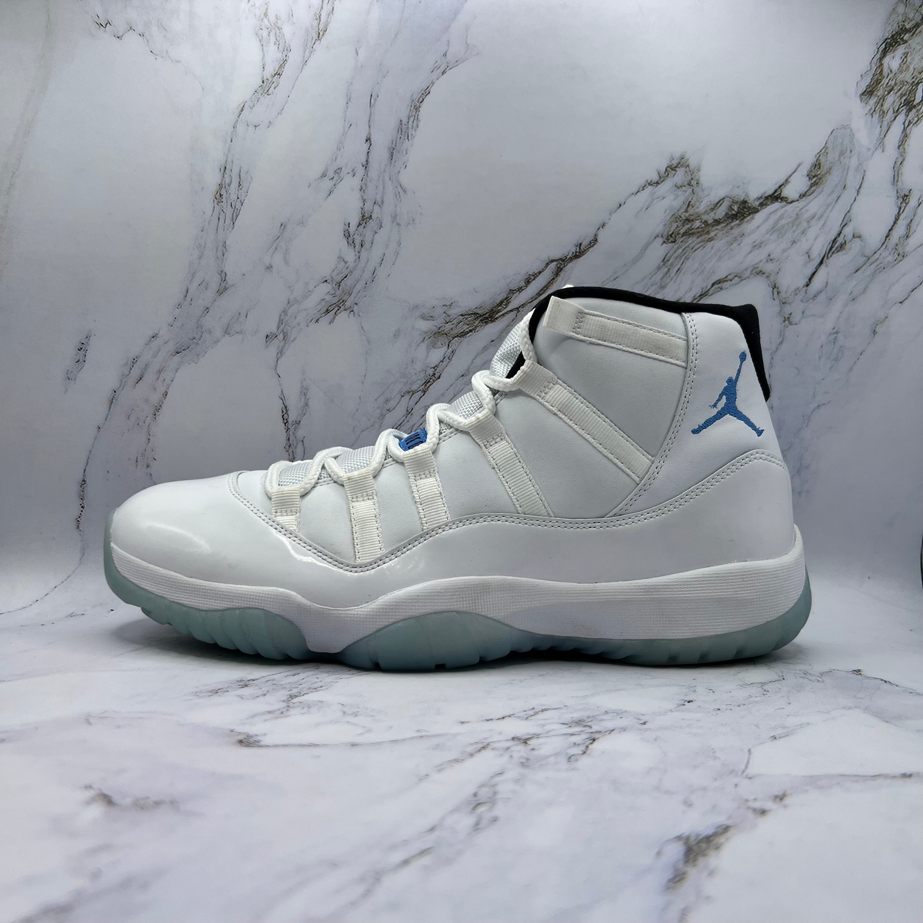 Jordan Retro 11 Mens Legend Blue (2014)(Replacement Box+Discoloration)