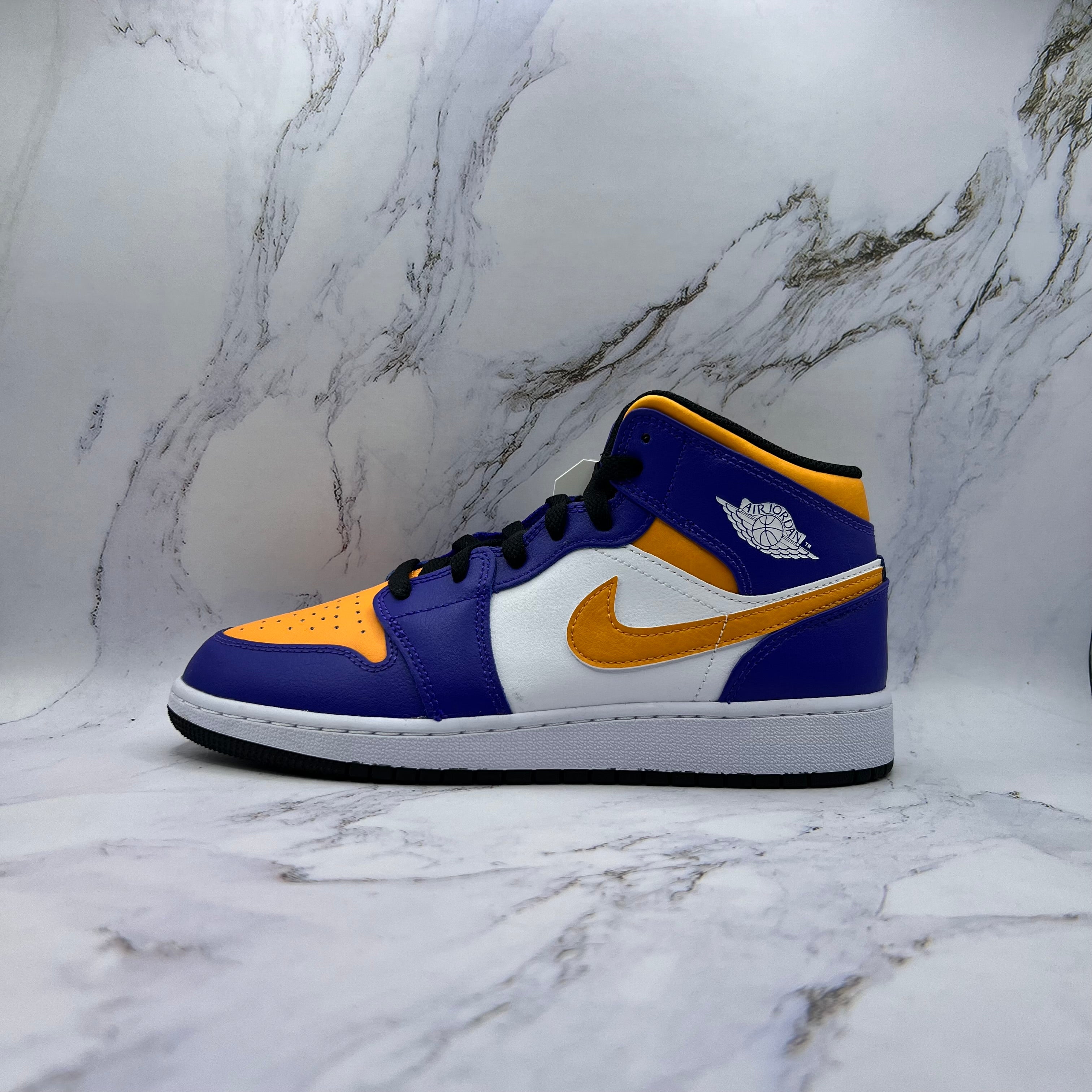 Jordan 1 Mid Gs Lakers