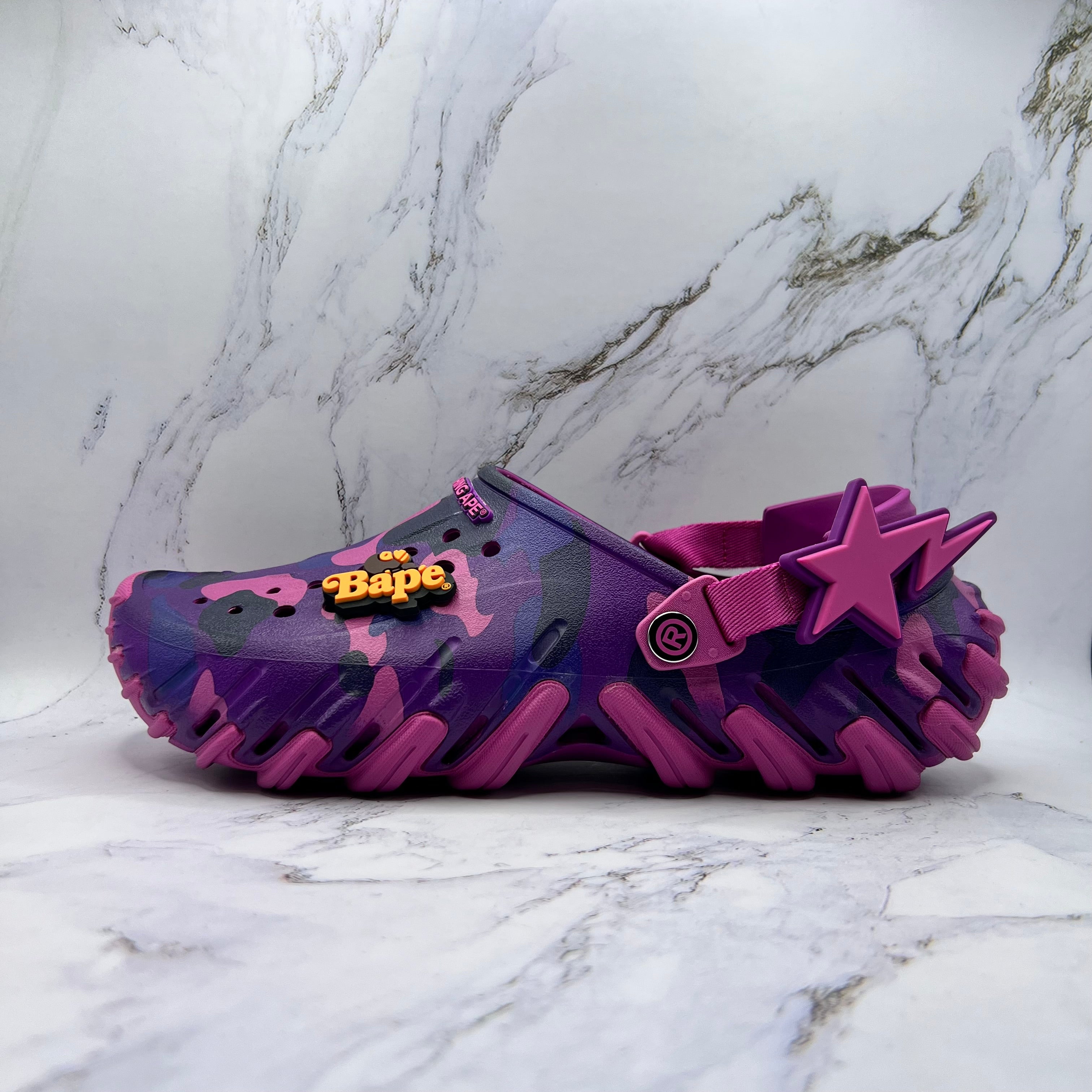 Crocs Echo RO Clog Bape Grapeberry Camo