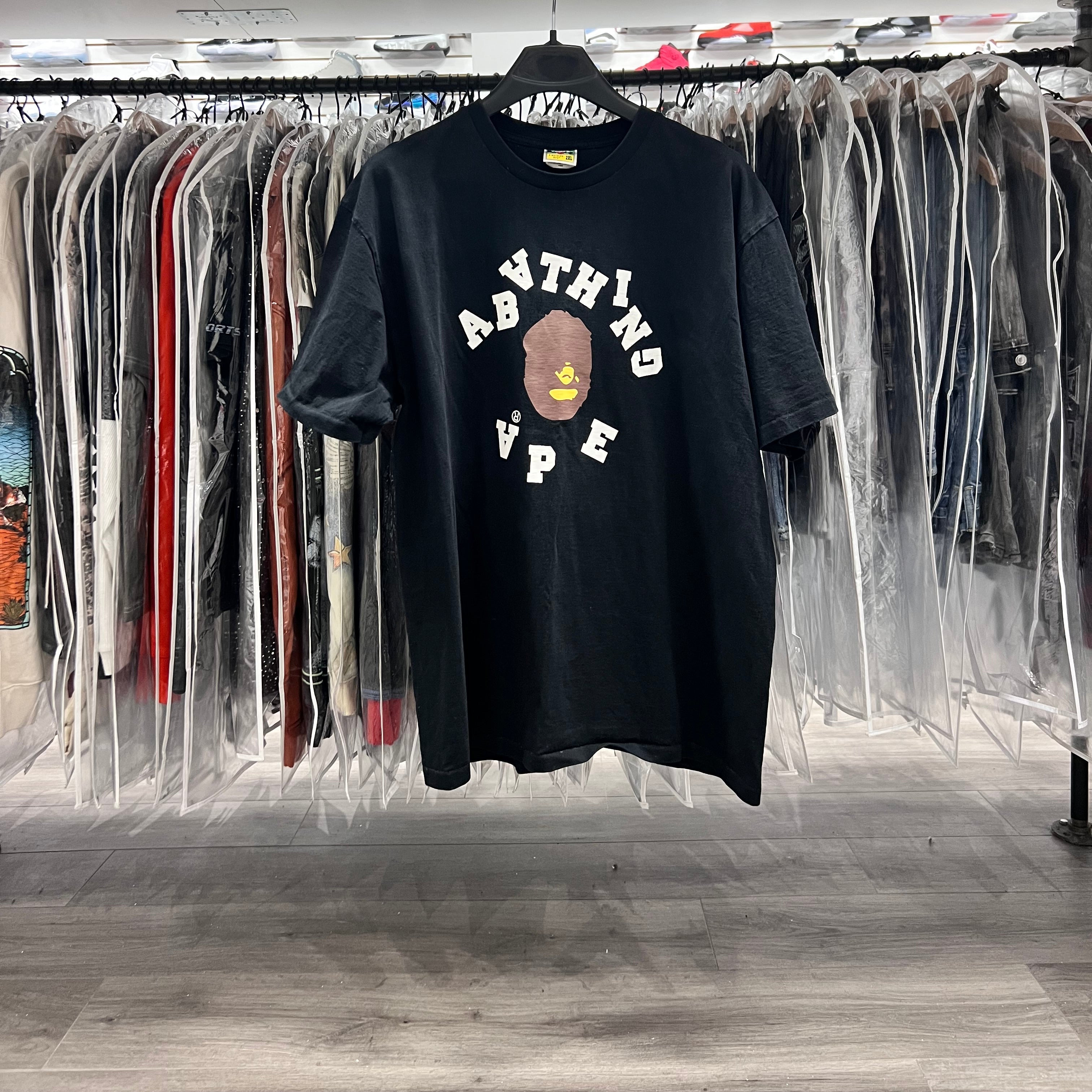 A Bathing Ape Broken Collage Tee Black (Lightly Worn)