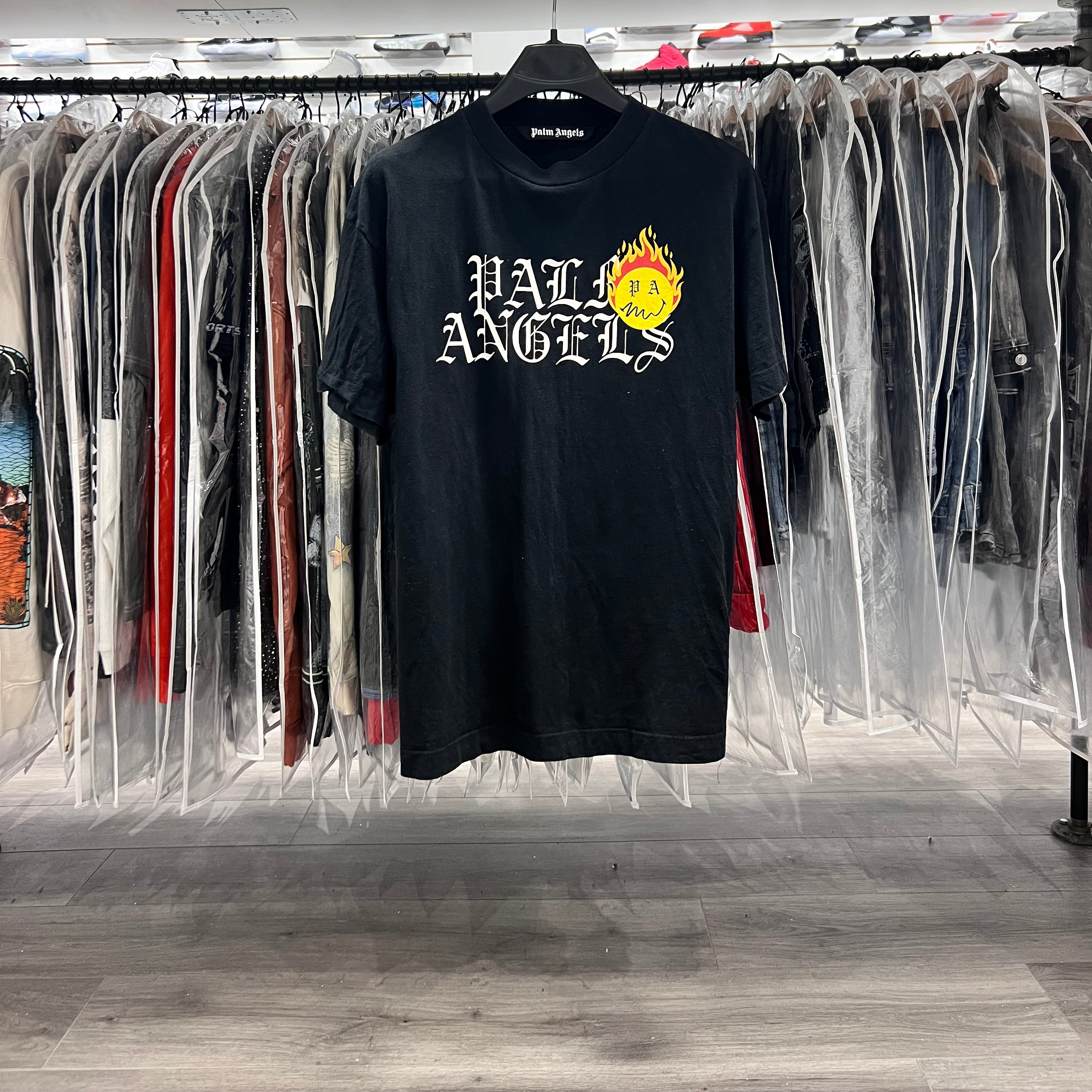 Palm Angels Burning Head Logo Black (Lightly Worn)