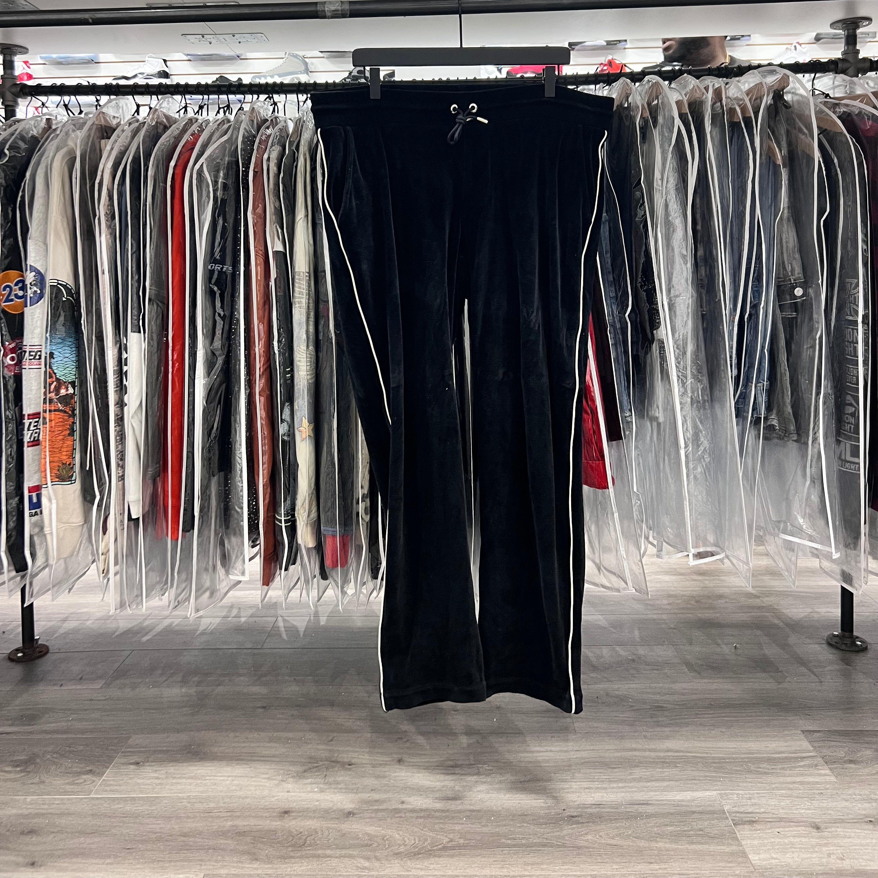Moncler Velvet Joggers Black (Lightly Worn)