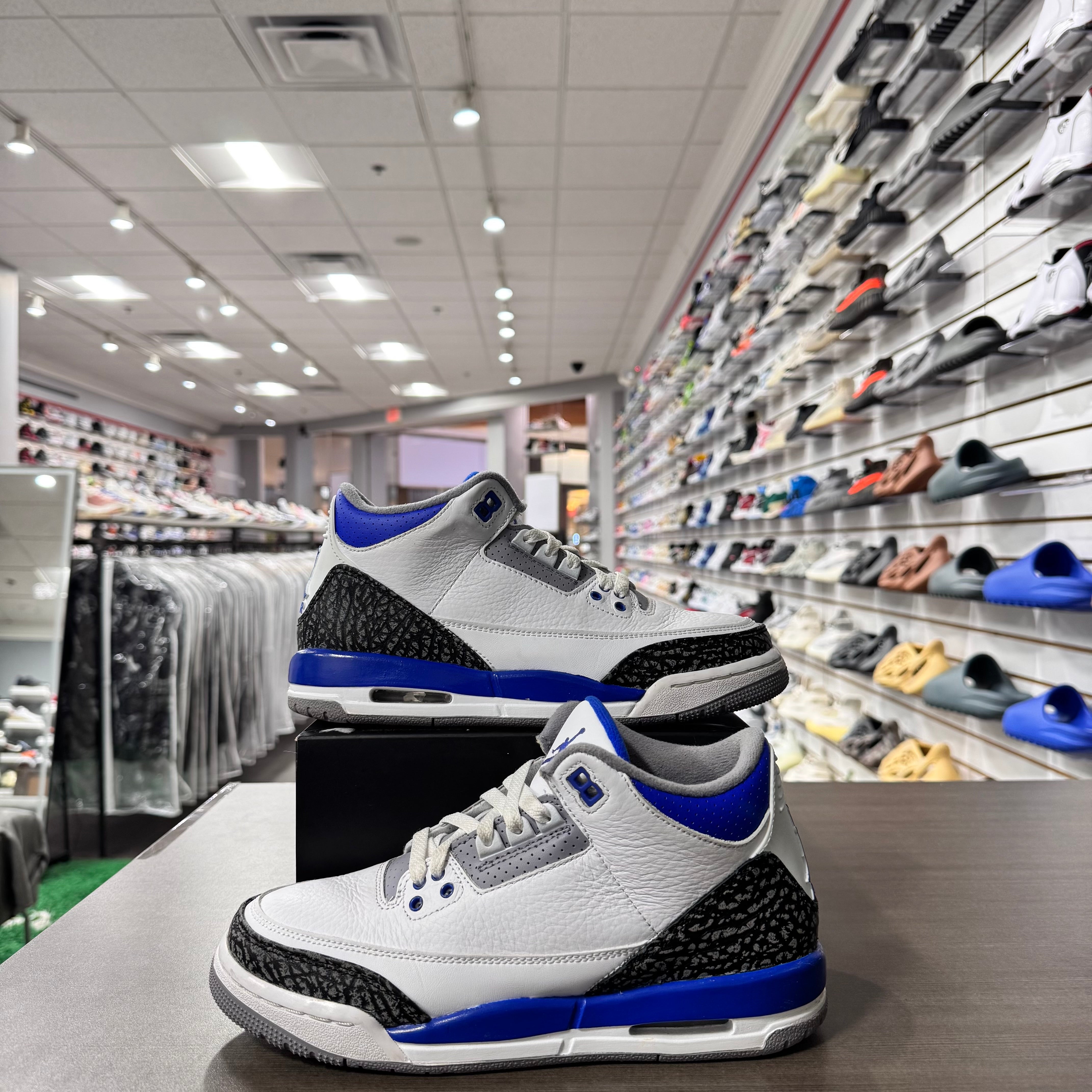 Jordan Retro 3 Gs Racer Blue (Lightly Worn)