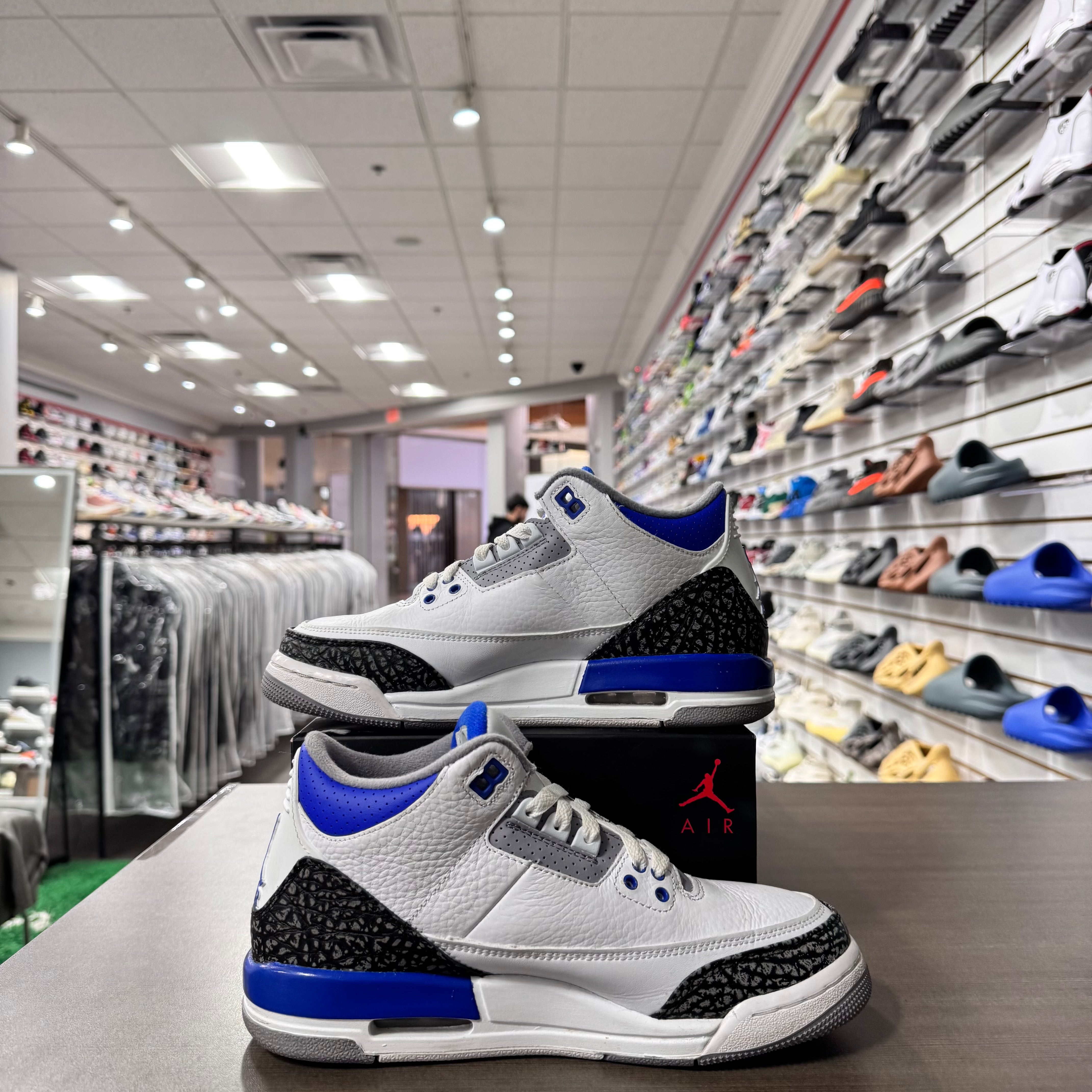Jordan Retro 3 Gs Racer Blue (Lightly Worn)