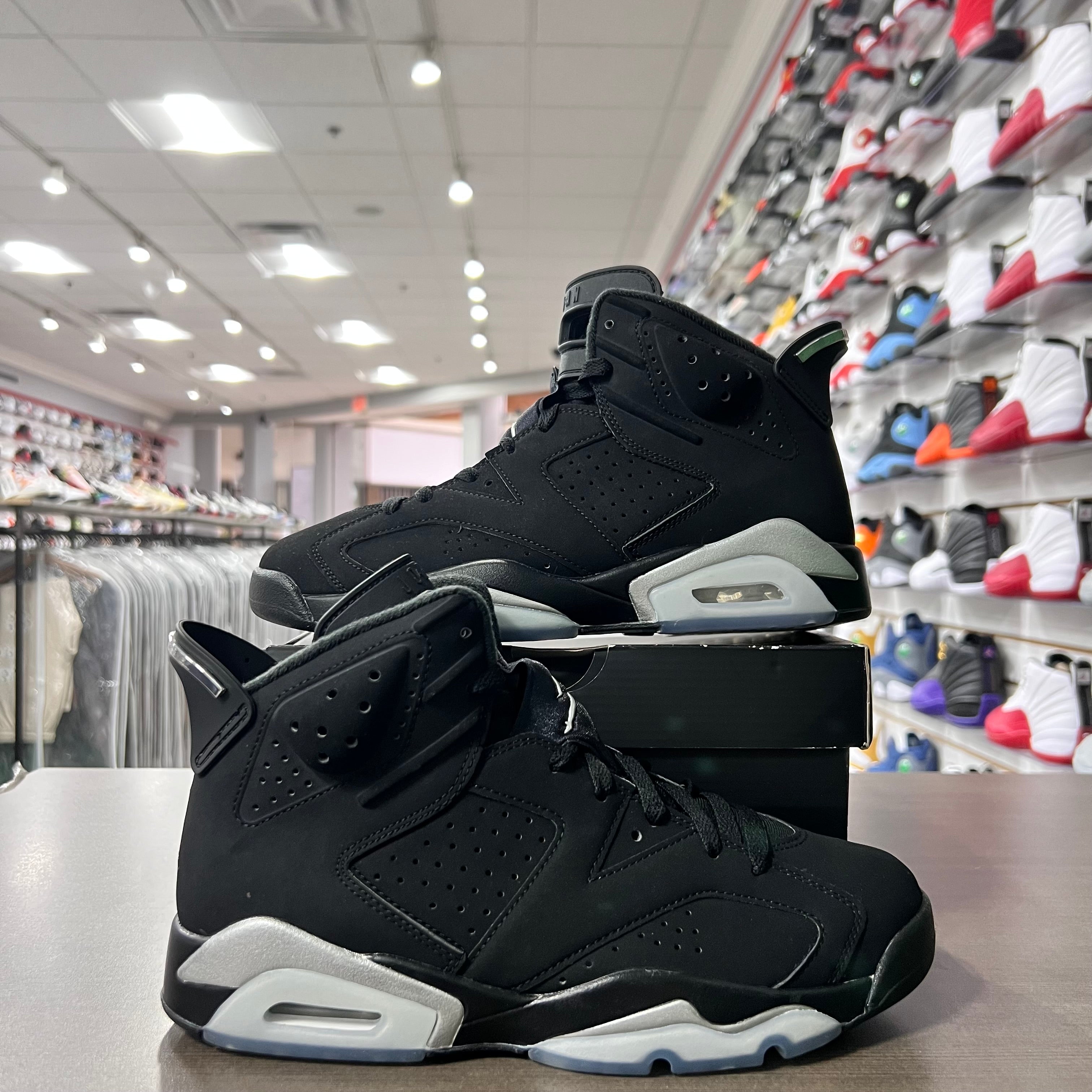 Jordan Retro 6 Mens Chrome (Lightly Worn)